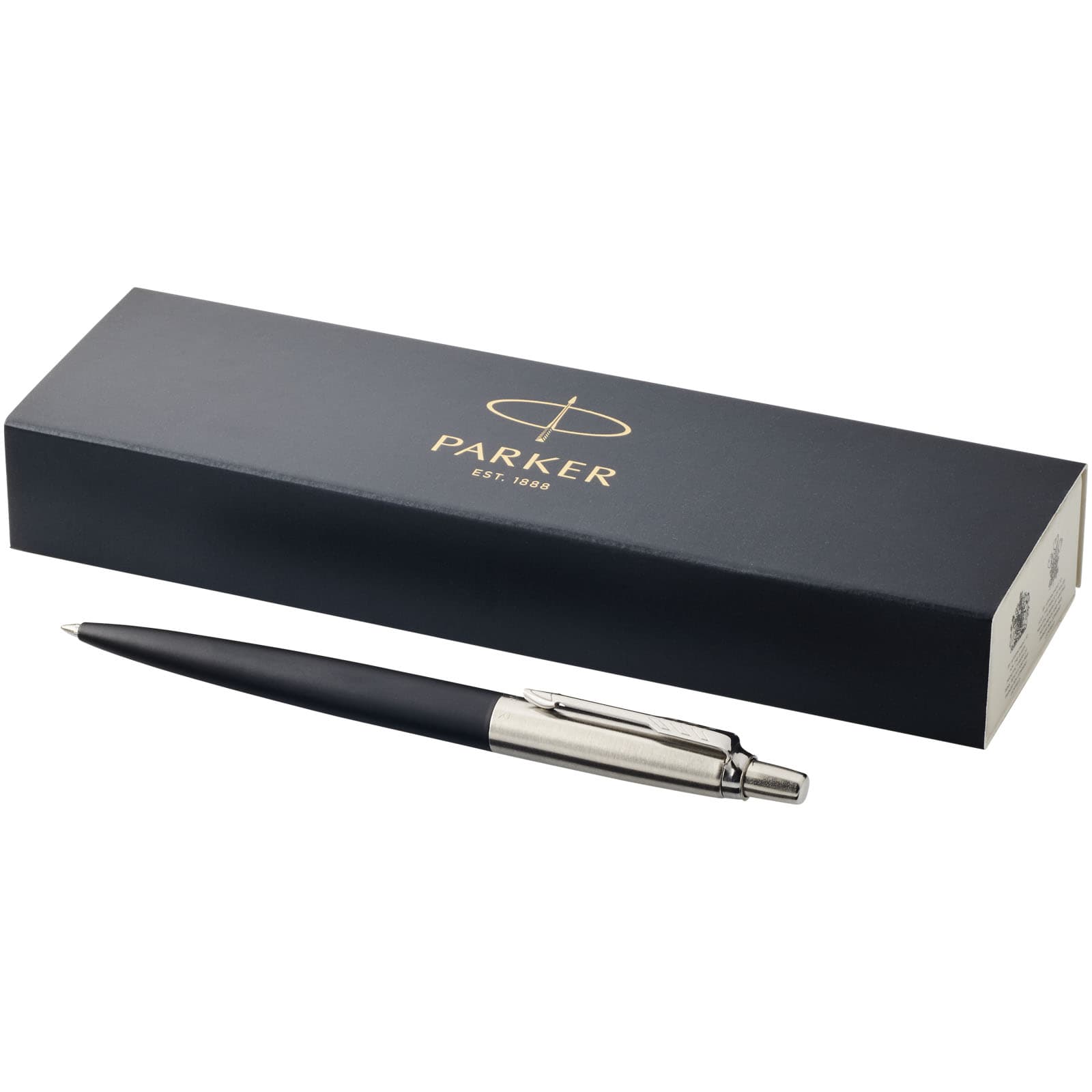 Parker Jotter Bond Street kulepenn (blått blekk), Solid svart