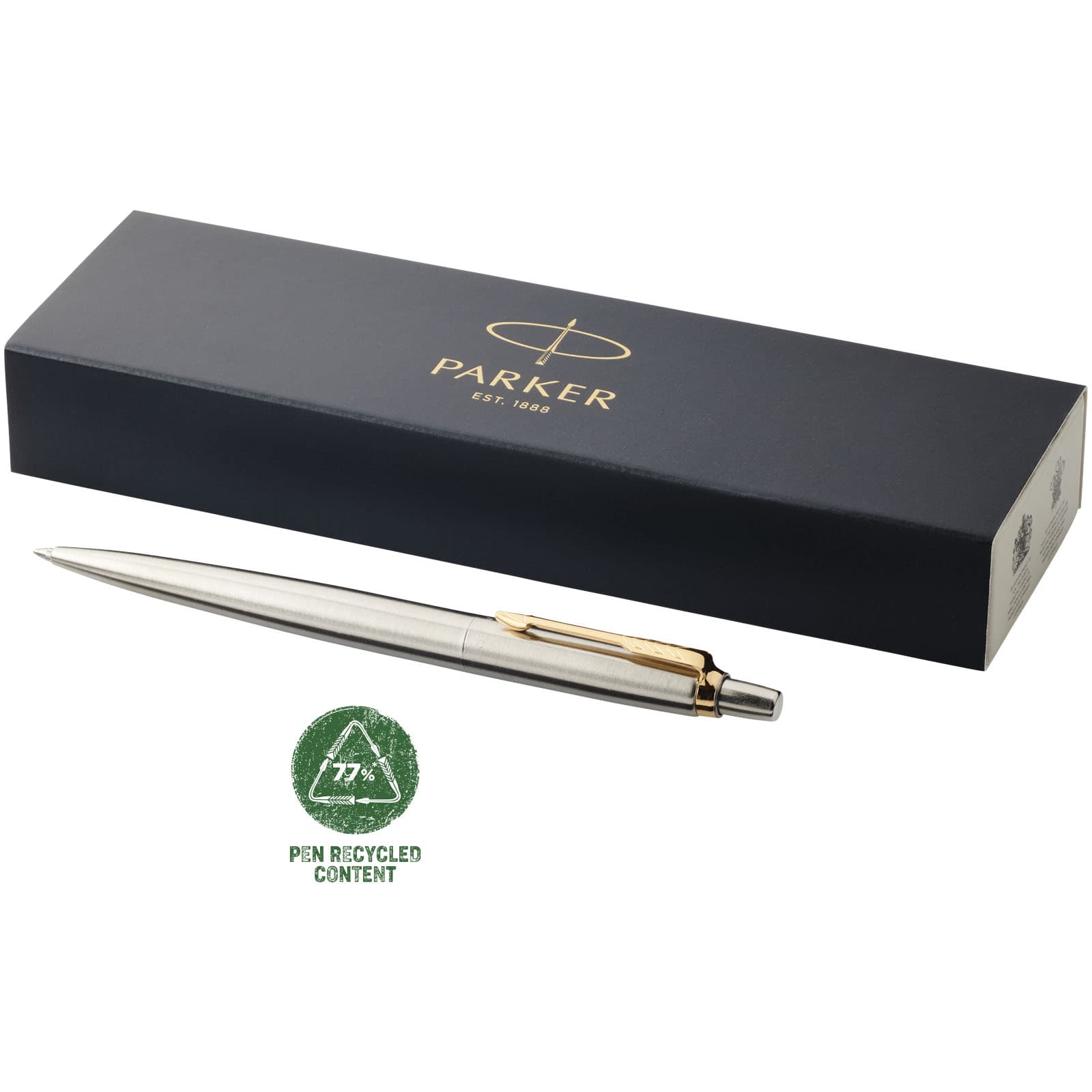 Parker Jotter SS kulepenn (blått blekk), Rustfritt