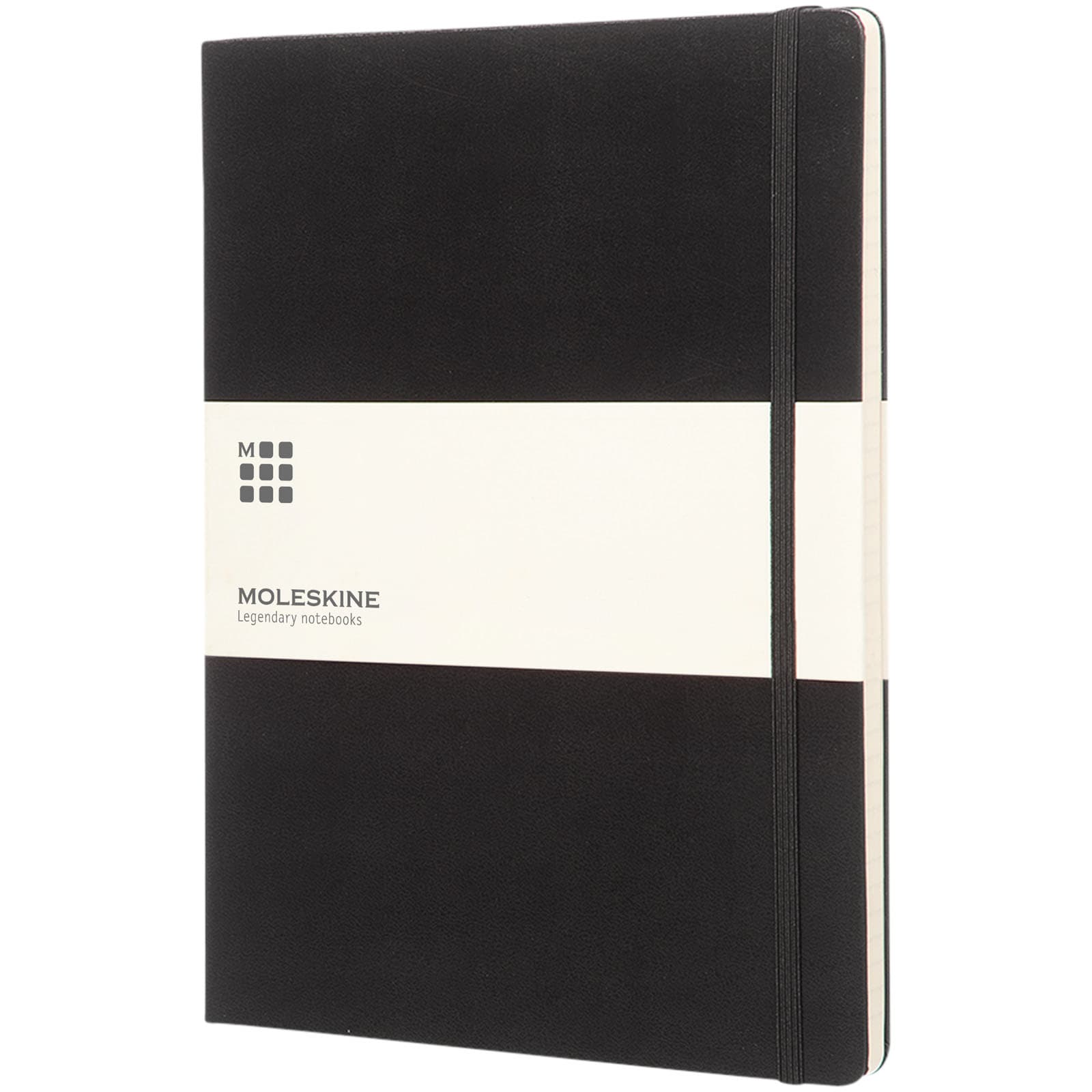 Moleskine Classic XL notatbok med stivt omslag – linjert, Solid svart