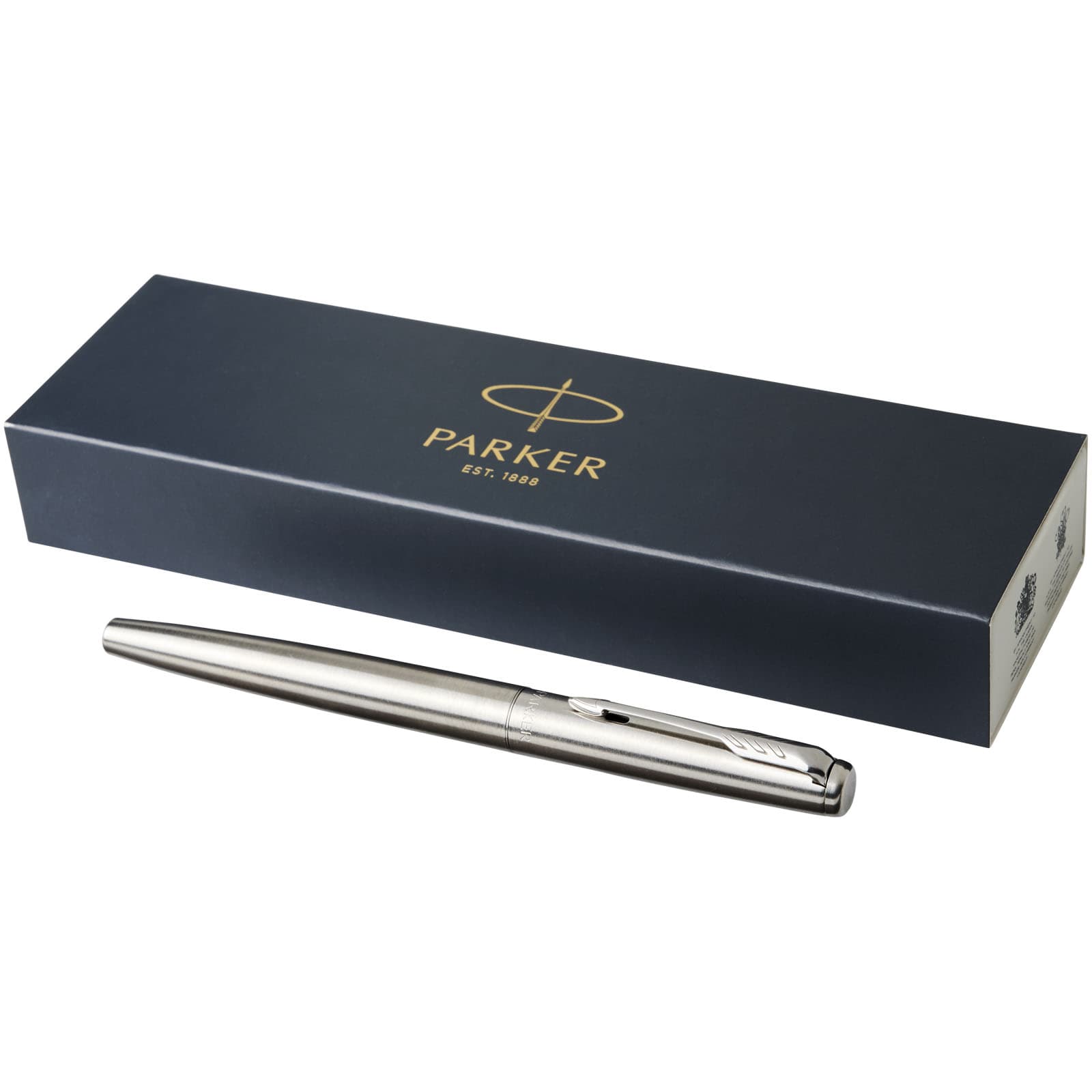 Parker Jotter-fyllepenn (blått blekk), Rustfritt