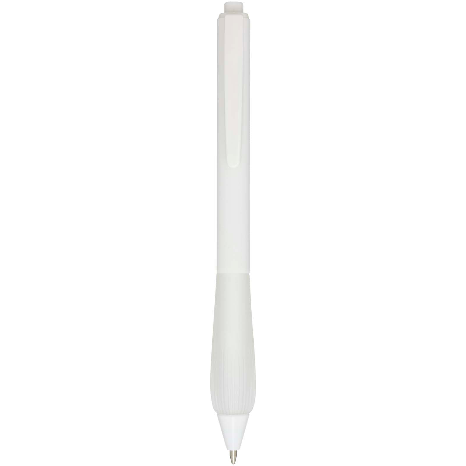Lorena RABS kulepenn (blått blekk), Transparent hvit