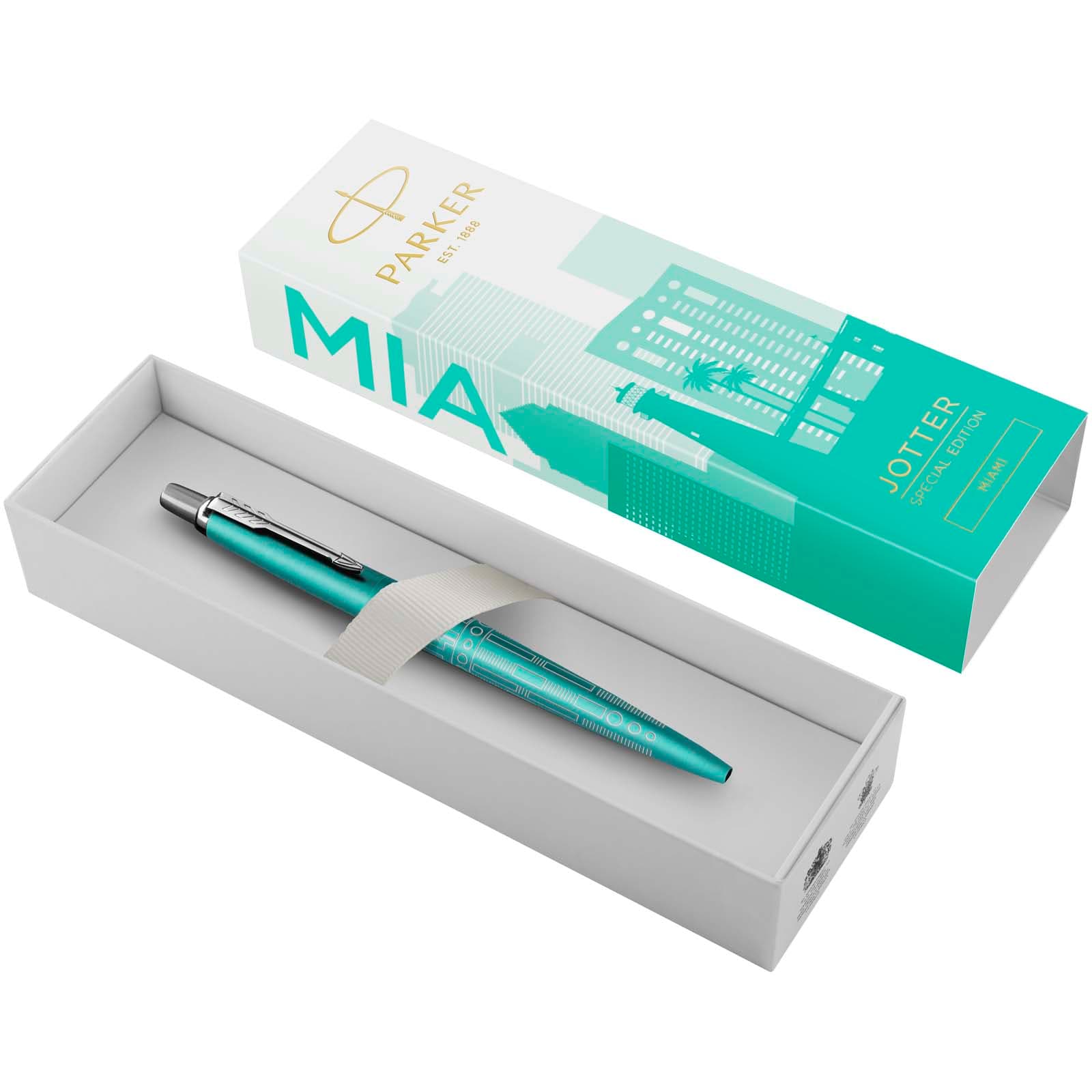 Parker Jotter SE Global Icons kulepenn (blått blekk), Turkis