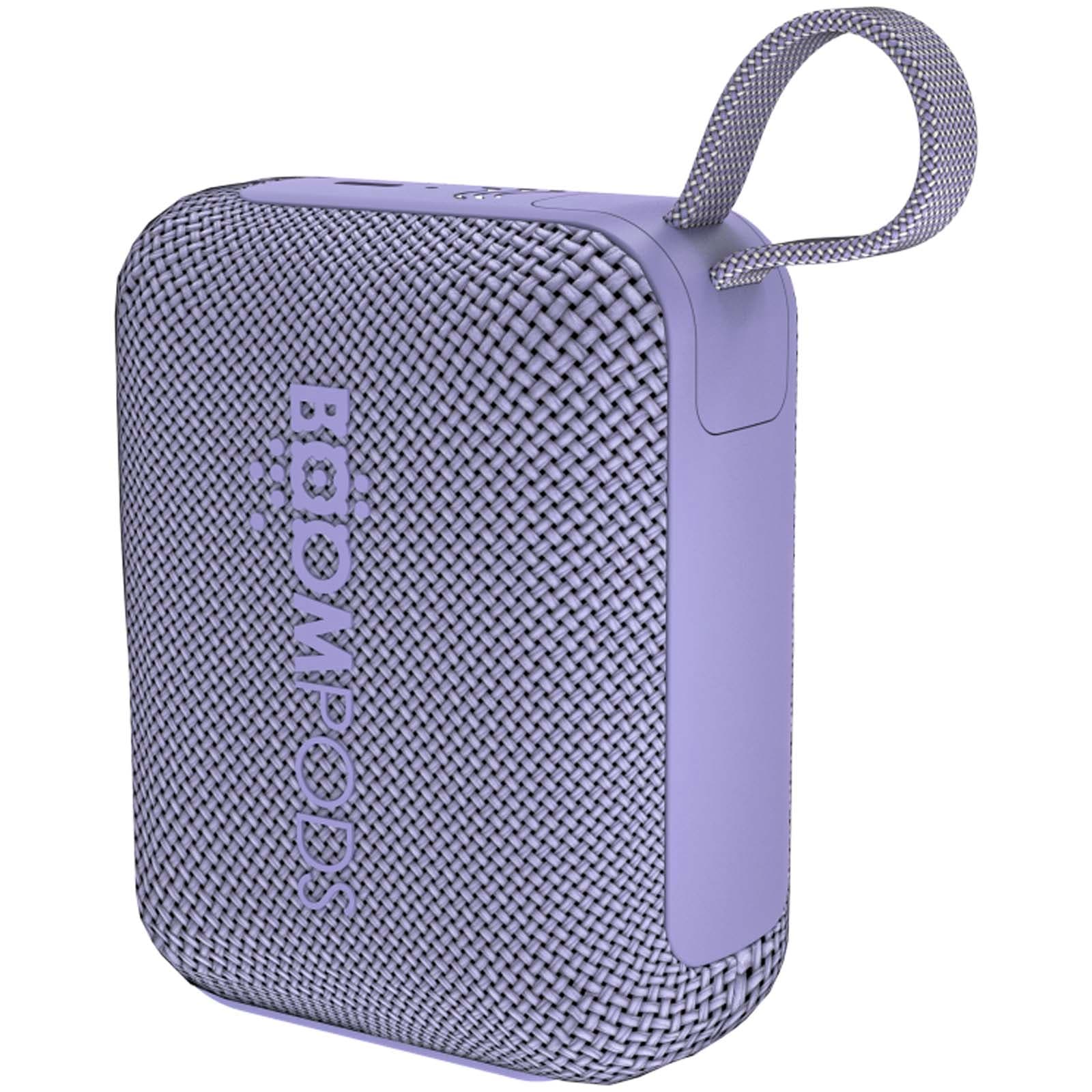 Boompods Beachboom Mini 5 W vanntett minihøyttaler, Lys lilla