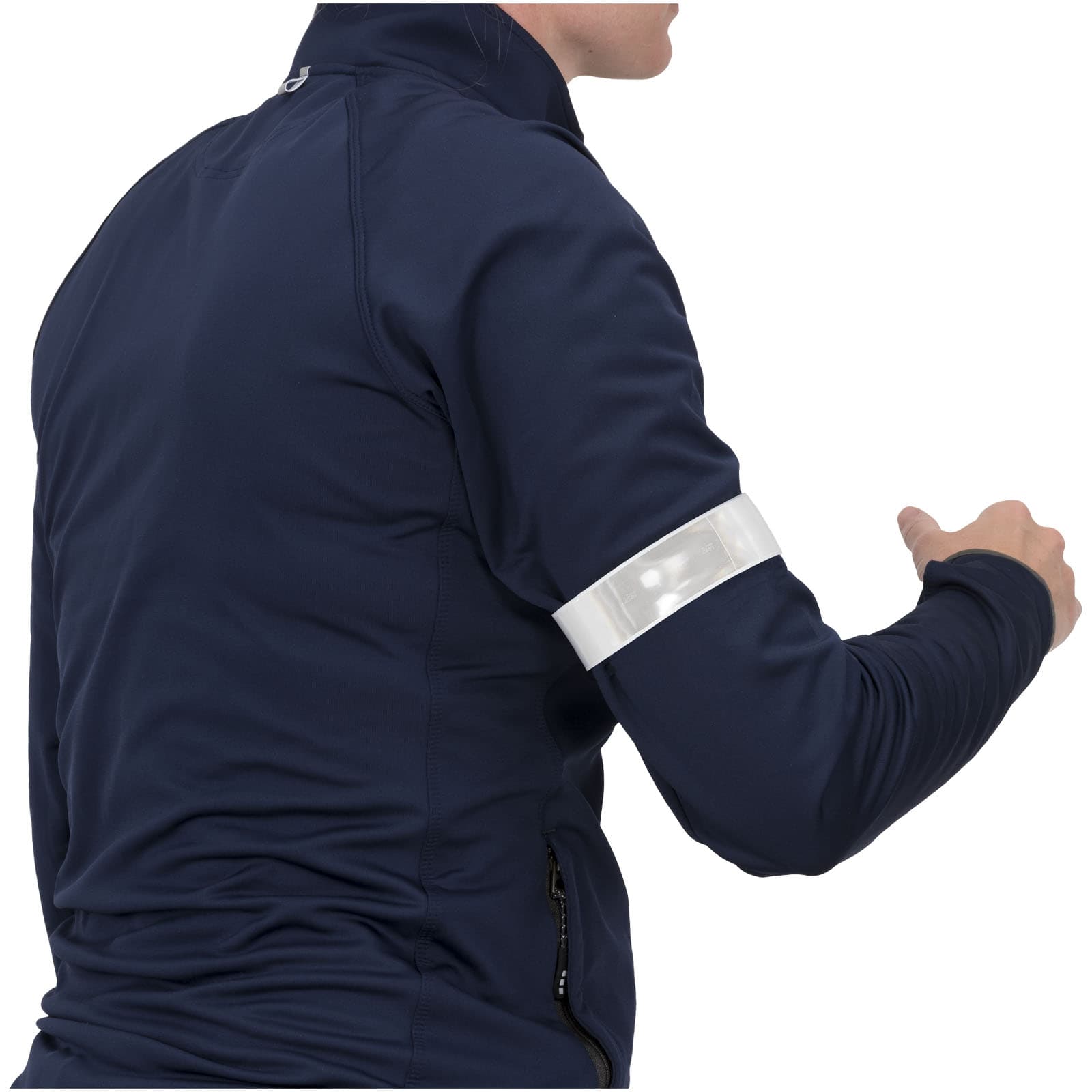 RFX™ Johan 38 cm slapwrap PVC refleksbånd, Hvit