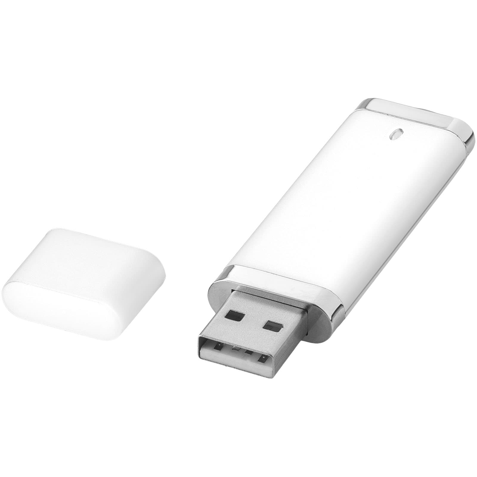 Flat 4GB USB-minne, Hvit