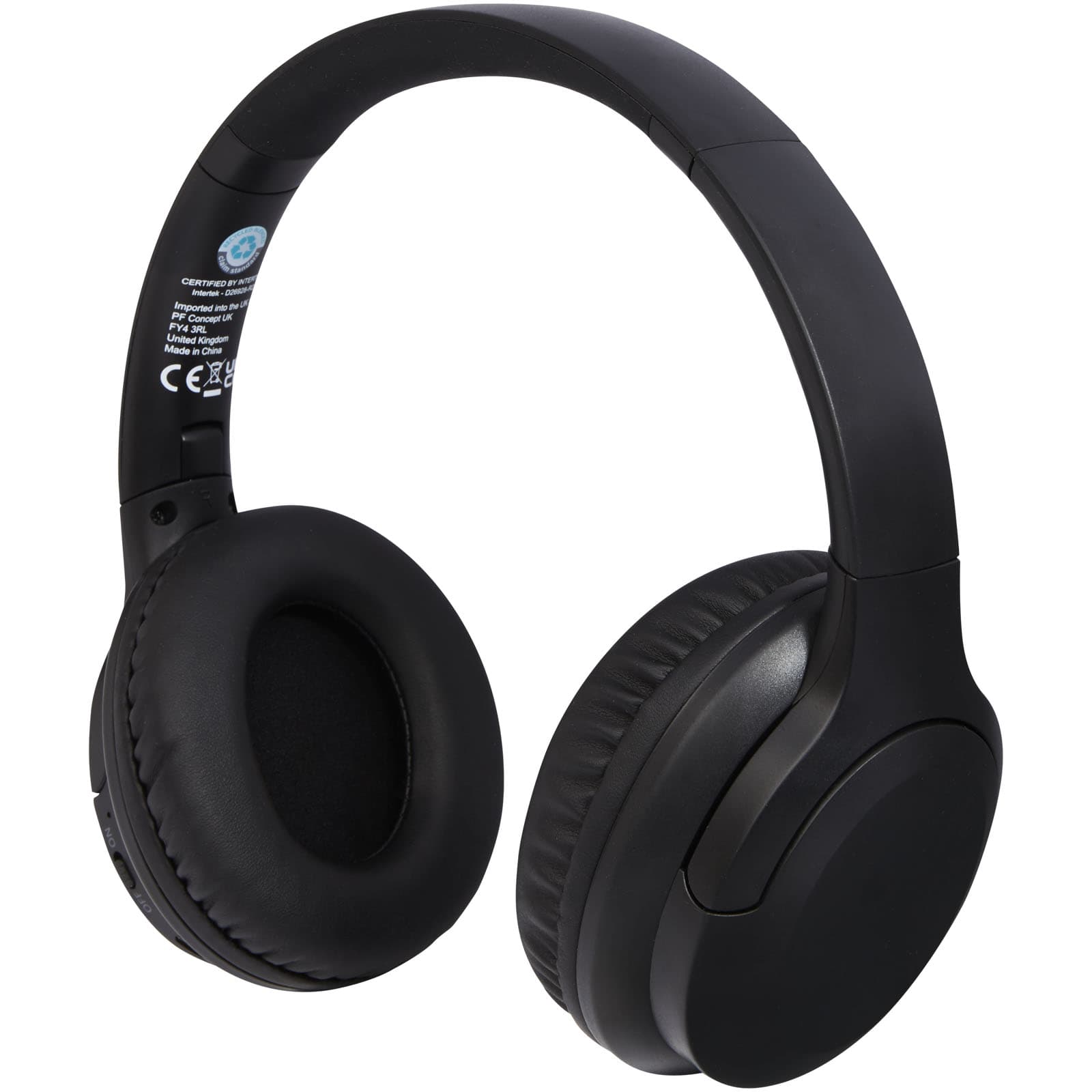 Loop Bluetooth® hodetelefoner i resirkulert plast, Solid svart