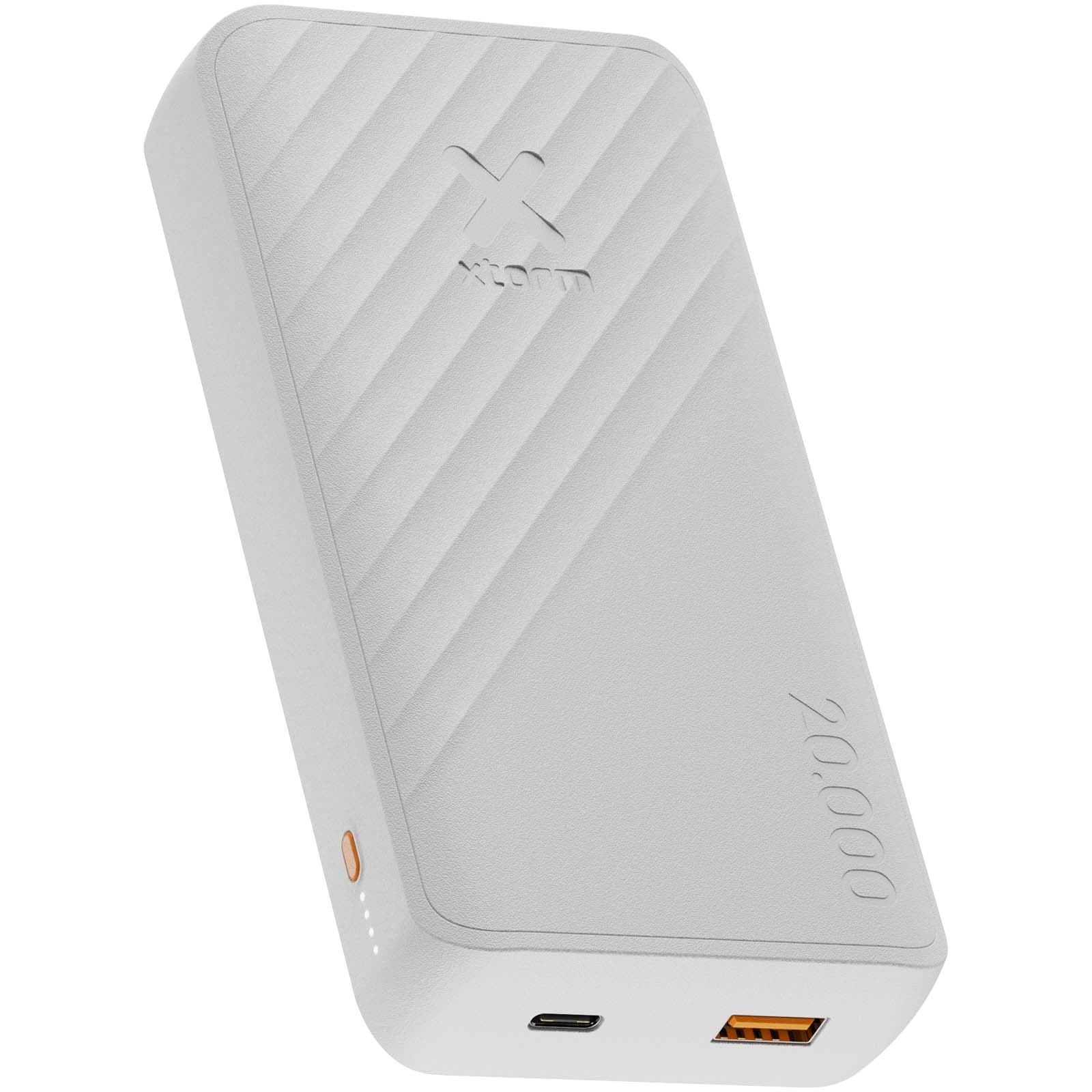 Xtorm XG220 Go2 15 W 20 000 mAh hurtigladende mobillader, Hvit