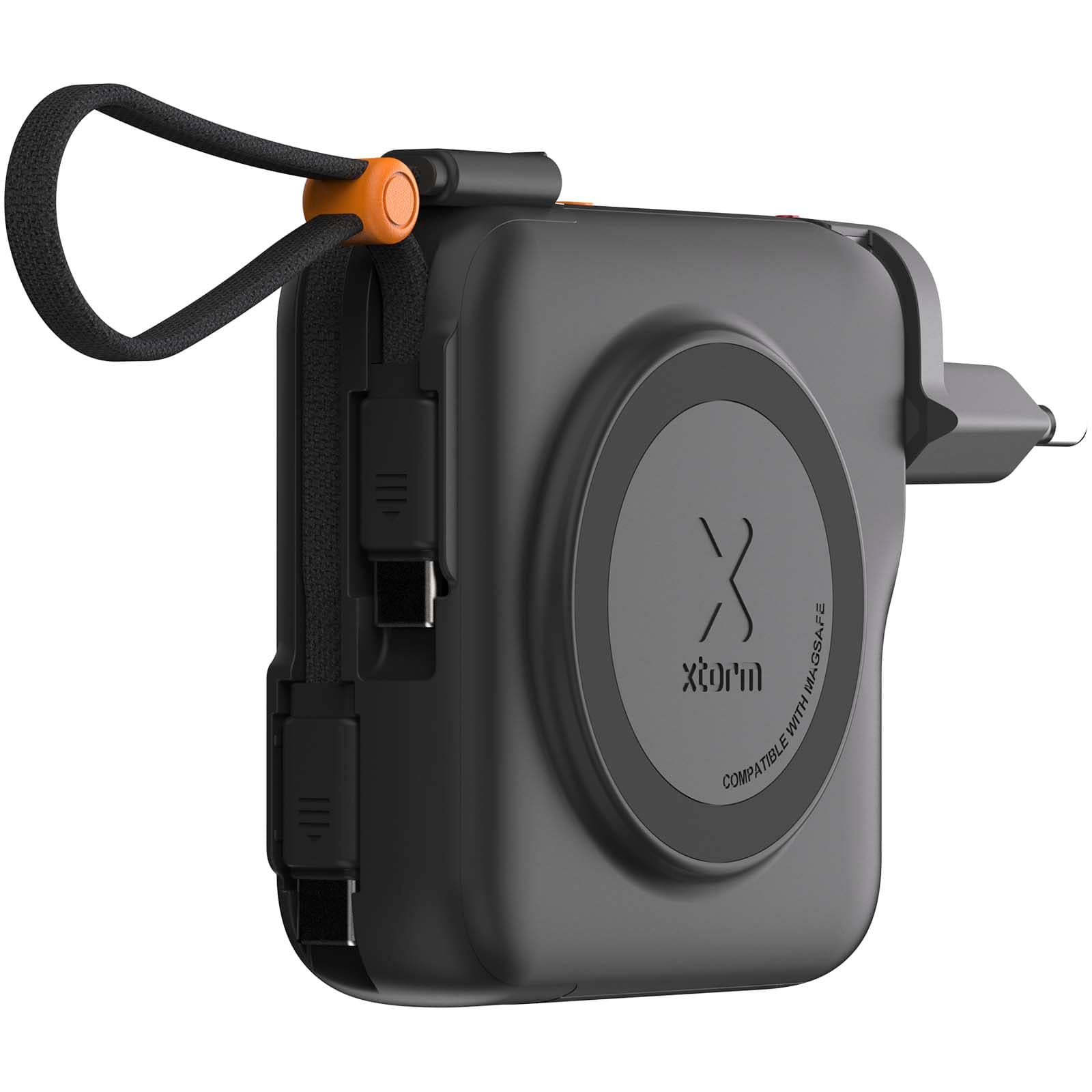 Xtorm TravelPro 30 W 10 000 mAh 3-i-1 reiselader, Solid svart