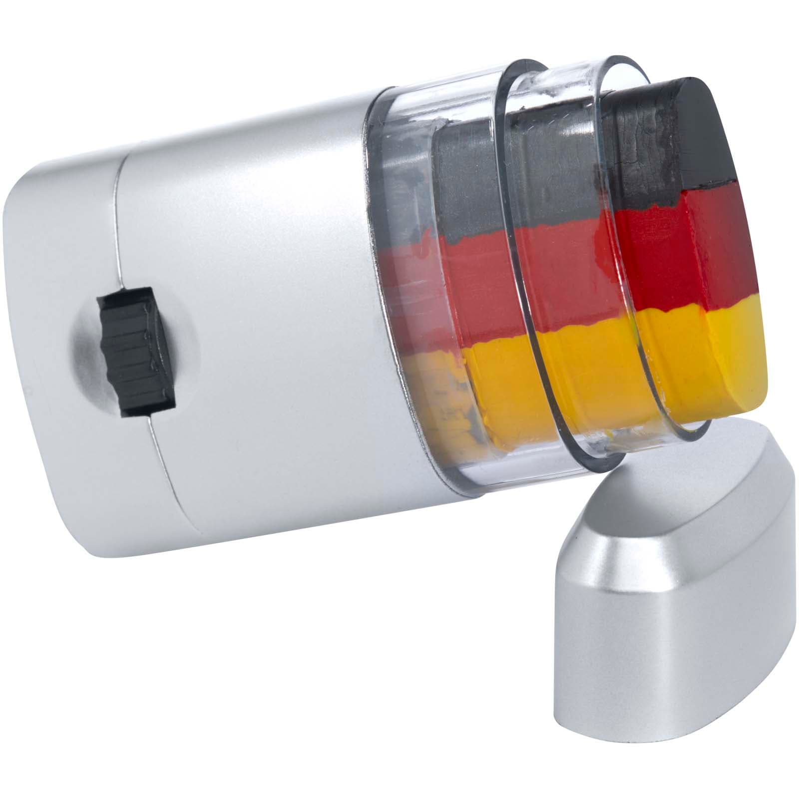 Vibran ansiktsmaling flagg, Gul