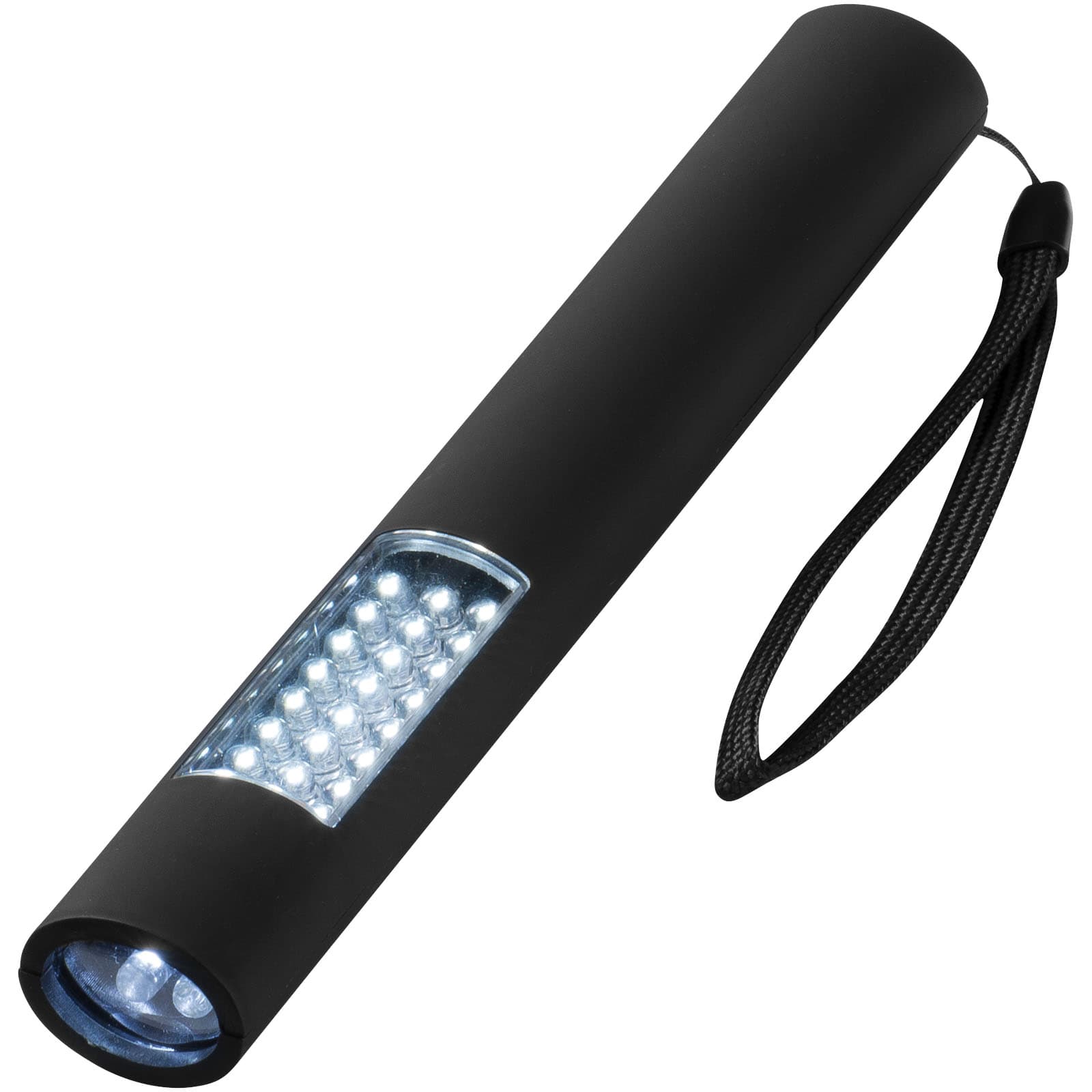 Lutz magnetisk 28-LED lommelykt, Solid svart