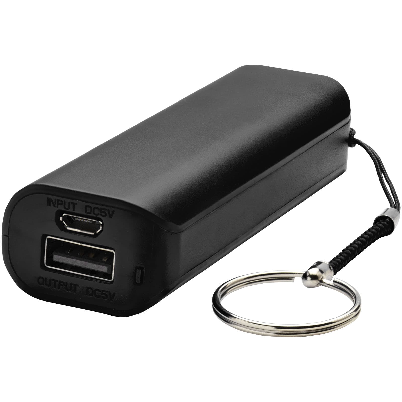 Span 1200 mAh mobillader, Solid svart