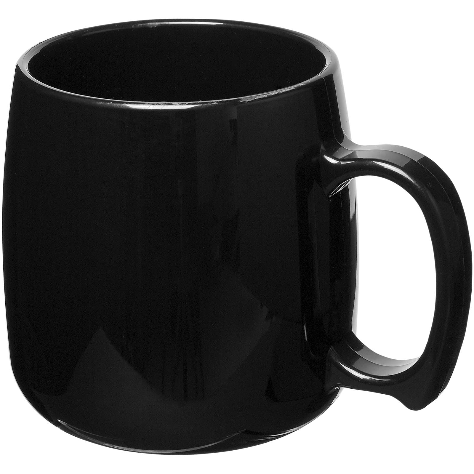Classic 300 ml plastkrus, Solid svart