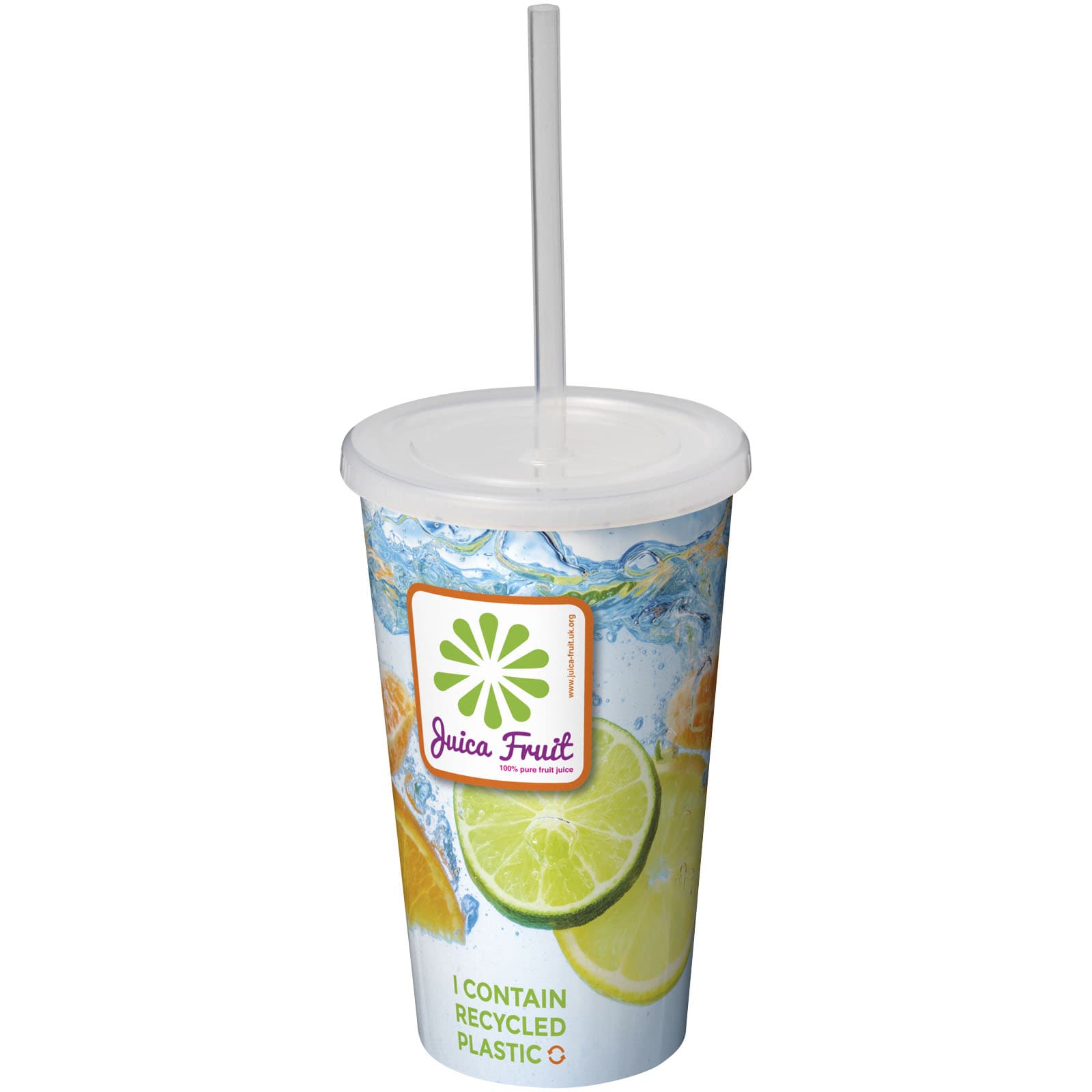 Brite-Americano® 350 ml dobbeltvegget festivalkopp, Hvit