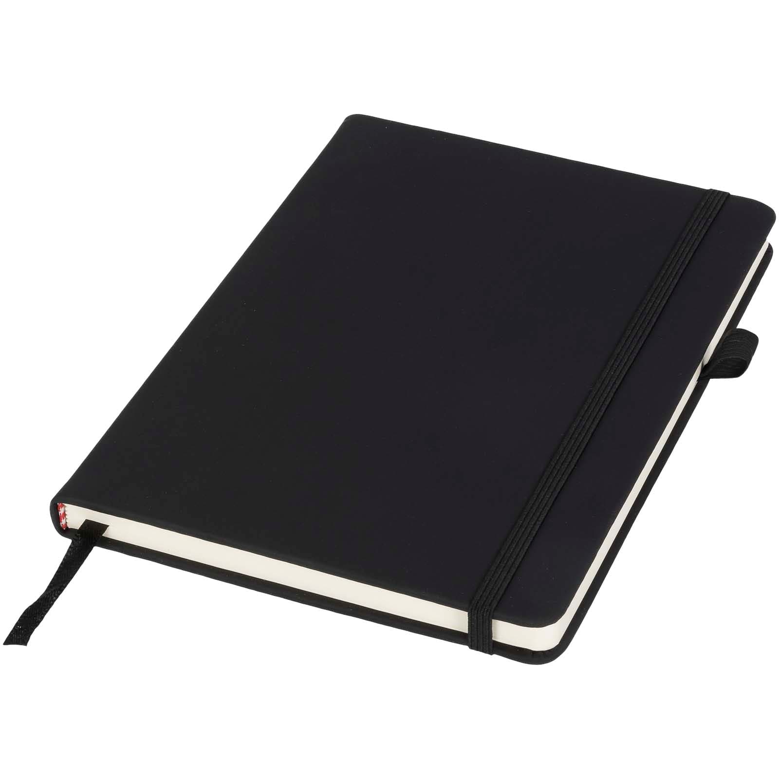 Noir medium notatbok, Solid svart