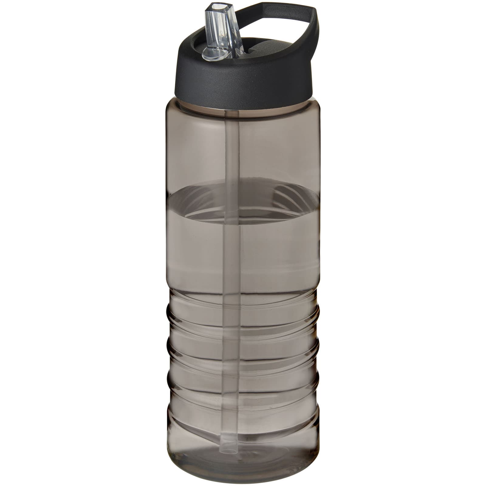 H2O Active® Eco Treble sportsflaske med tutlokk, 750 ml, Melert kull