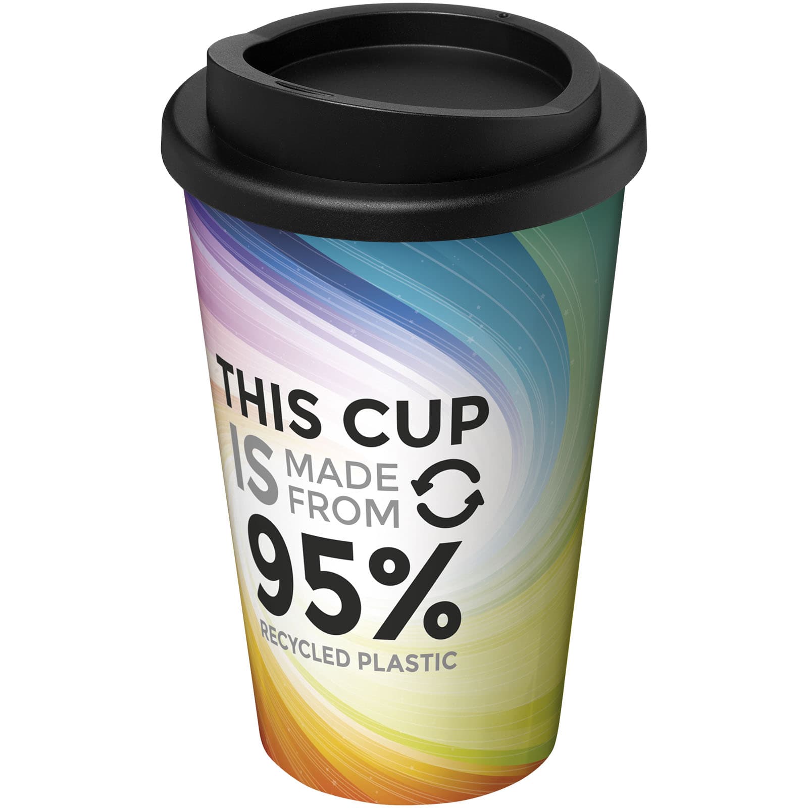 Brite-Americano® Recycled 350 ml isolert termokopp, Hvit