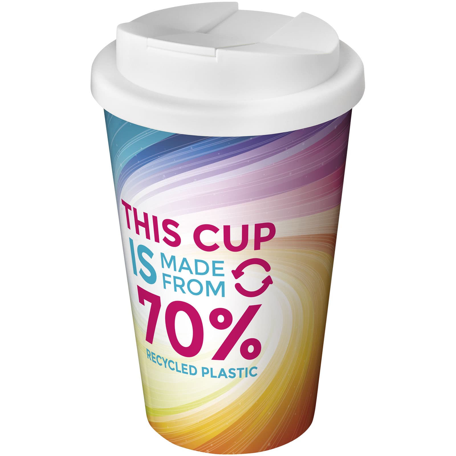 Brite-Americano® Eco 350 ml sølesikker termokopp, Hvit