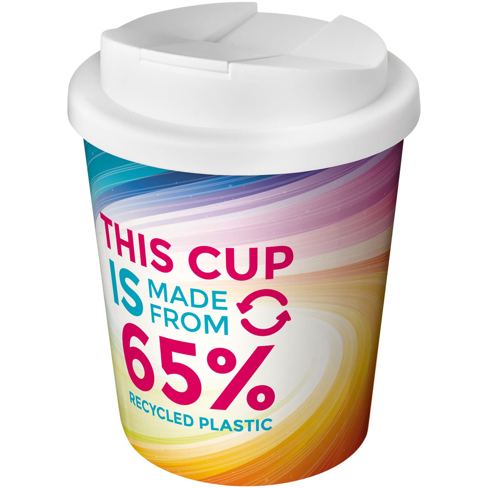 Brite-Americano Espresso Eco 250 ml sprutsikker termokopp, Hvit