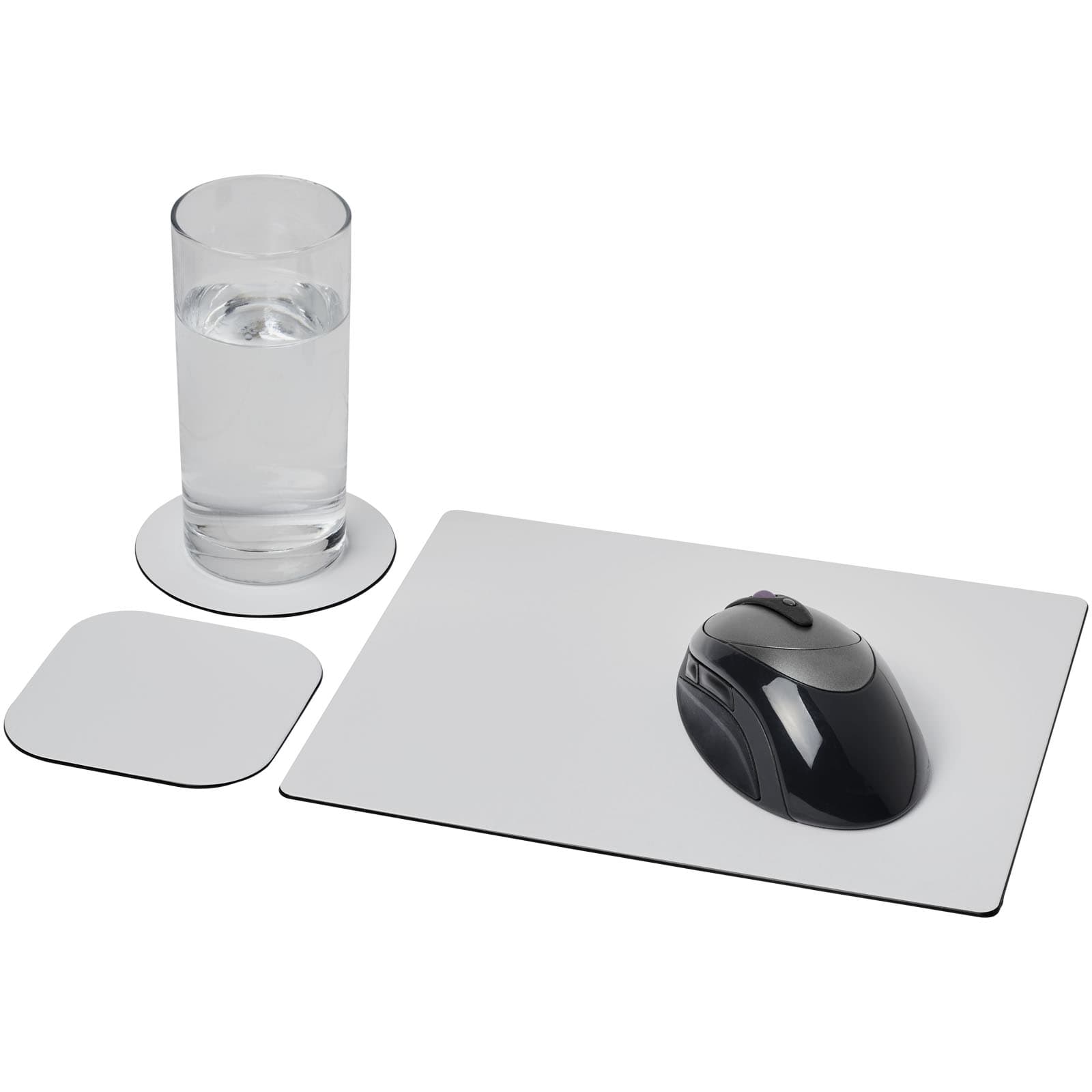 Brite-Mat® musematte og underlagssett, kombinasjon 1, Solid svart