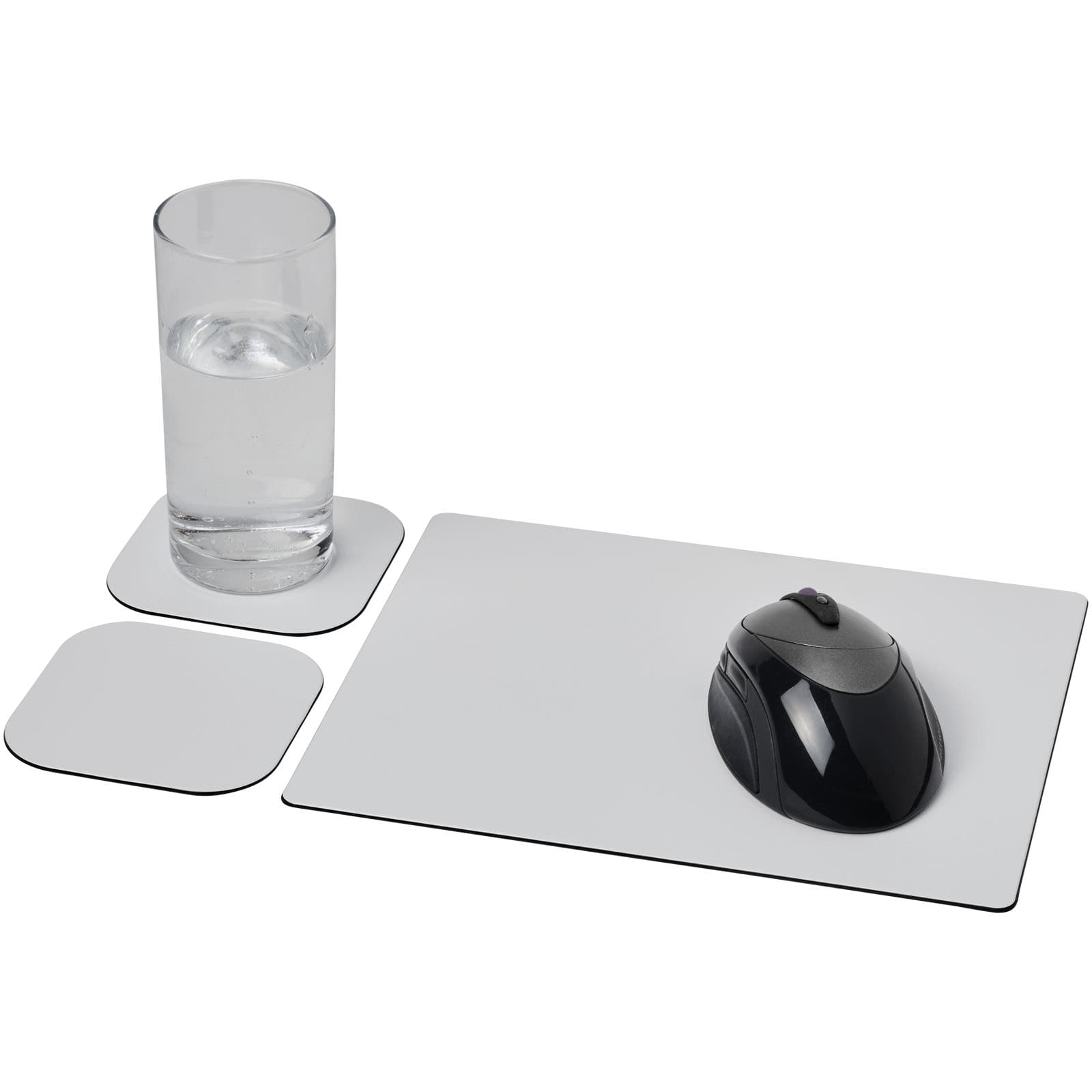 Brite-Mat® musematte og underlagssett, kombinasjon 3, Solid svart