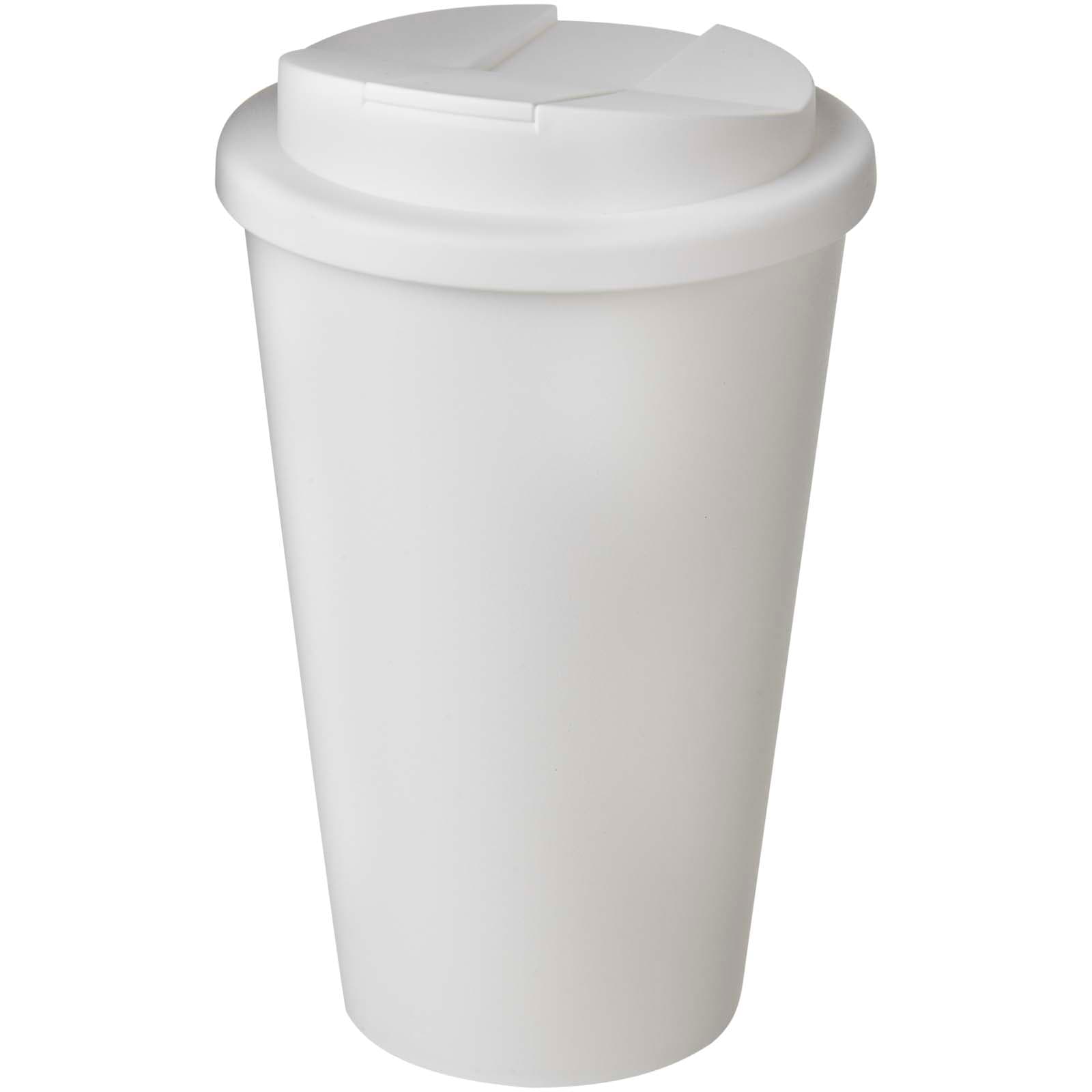 Americano® POP 350 ml termokopp med sølsikkert lokk, Hvit
