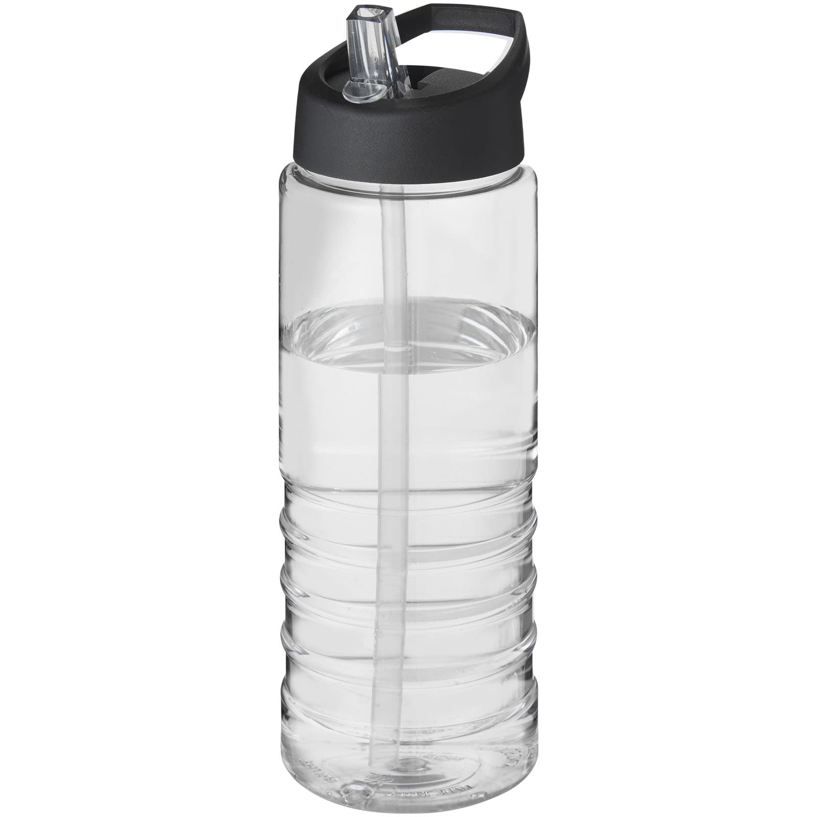 H2O Active® Treble 750 ml sportsflaske med tut lokk, Transparent