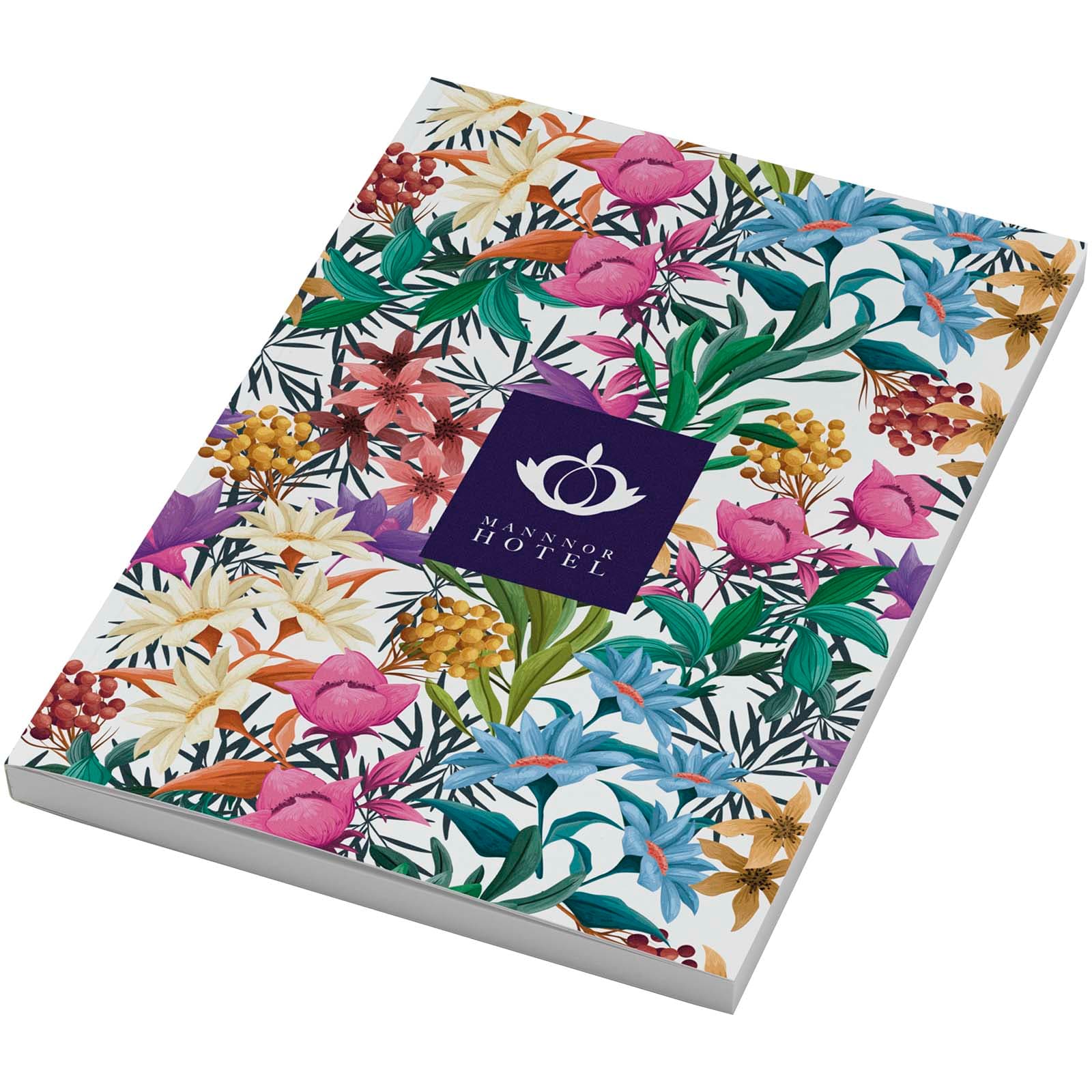 Novella Austen Colours A5 notatbok med mykt omslag, 100 ark, Hvit