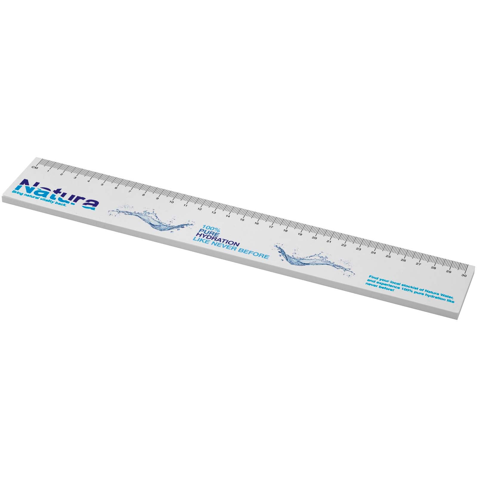 Sticky-Mate® resirkulerte klistrelapper med 30 cm trykt linjal