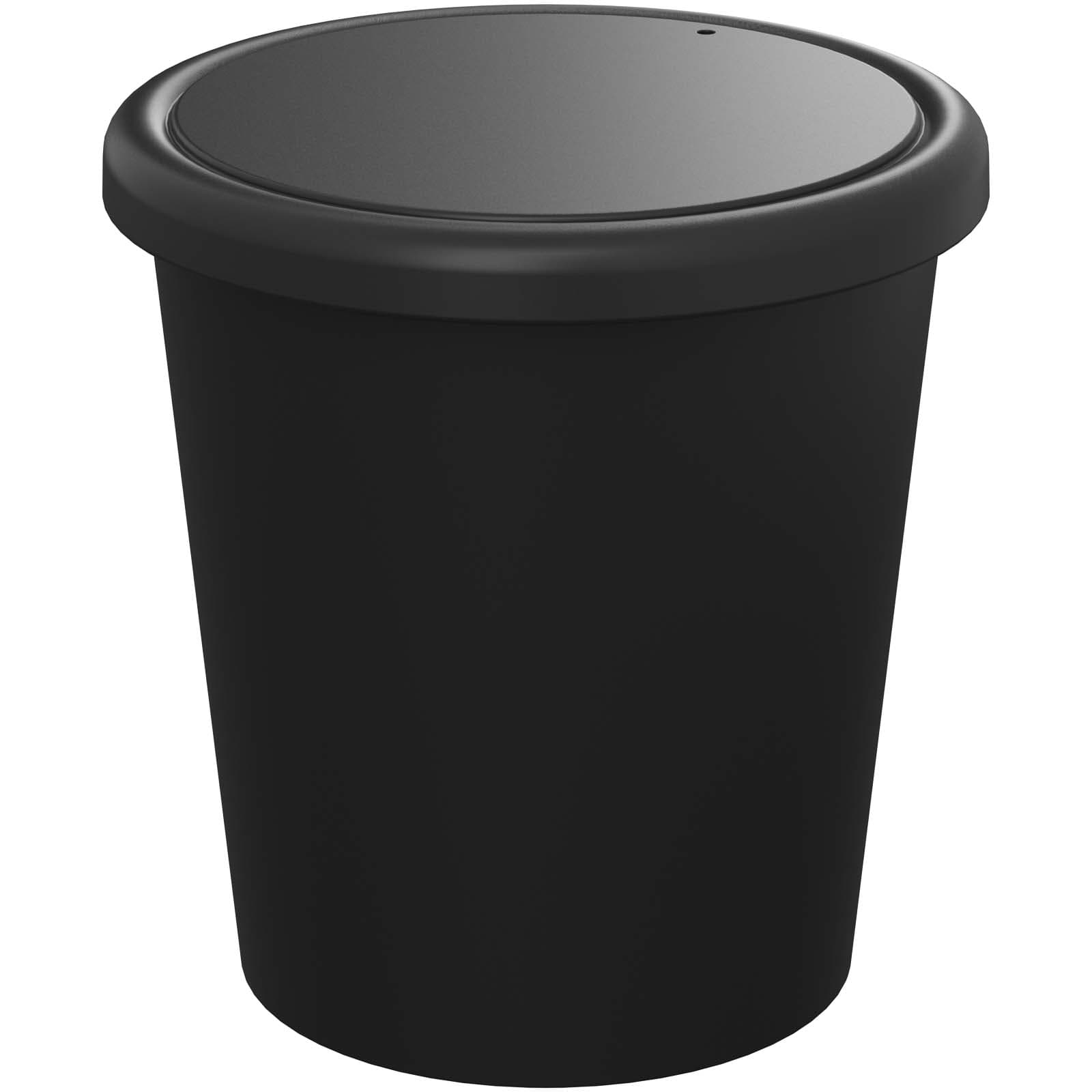 Solid svart
