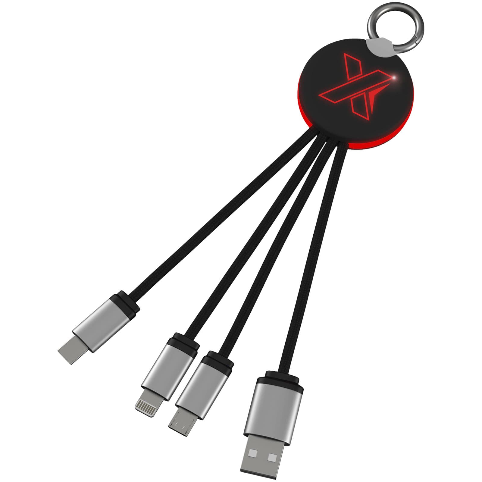 SCX.design C16 ring lysende kabel, Rød