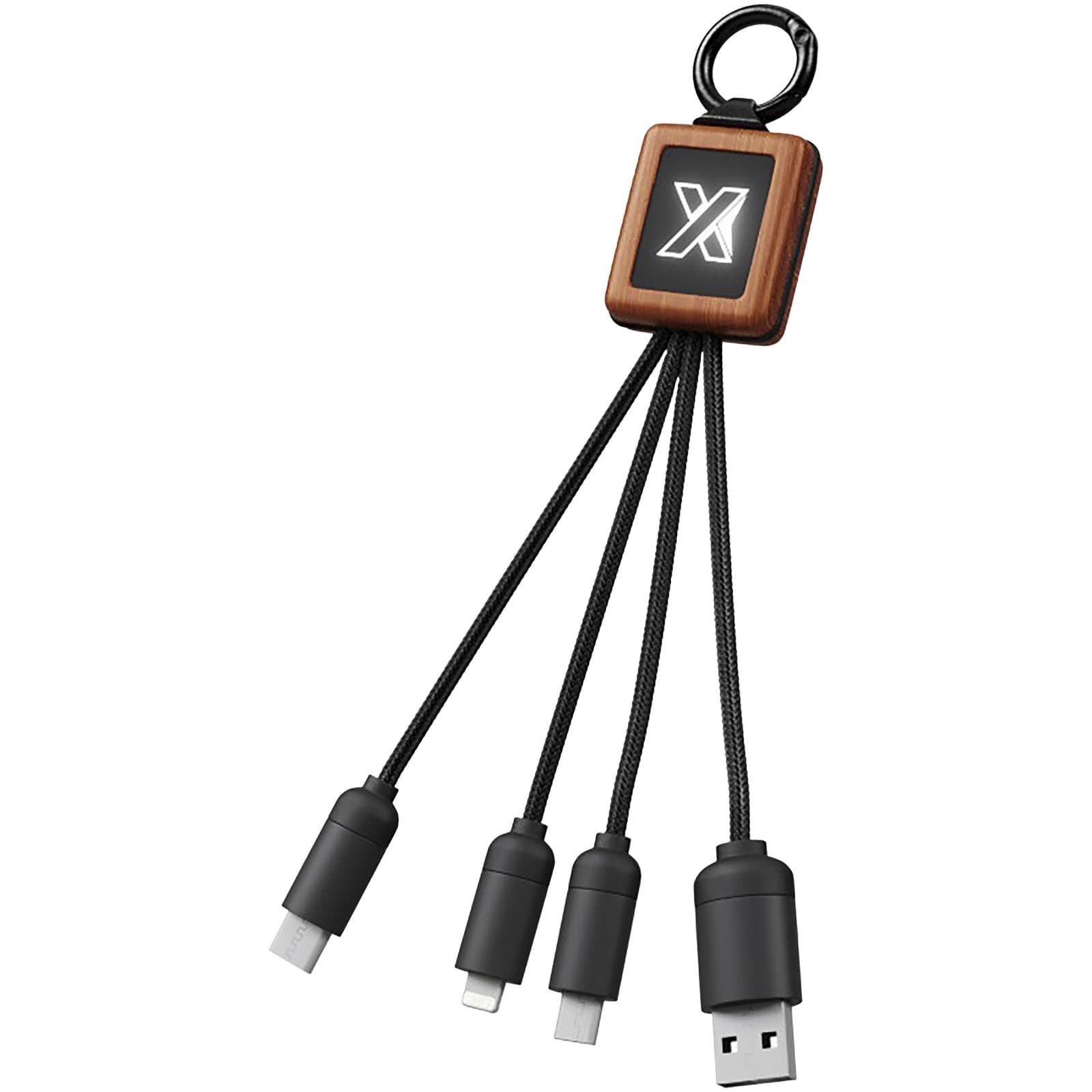 SCX.design C19 20 W ladekabel med detaljer i tre, Tre