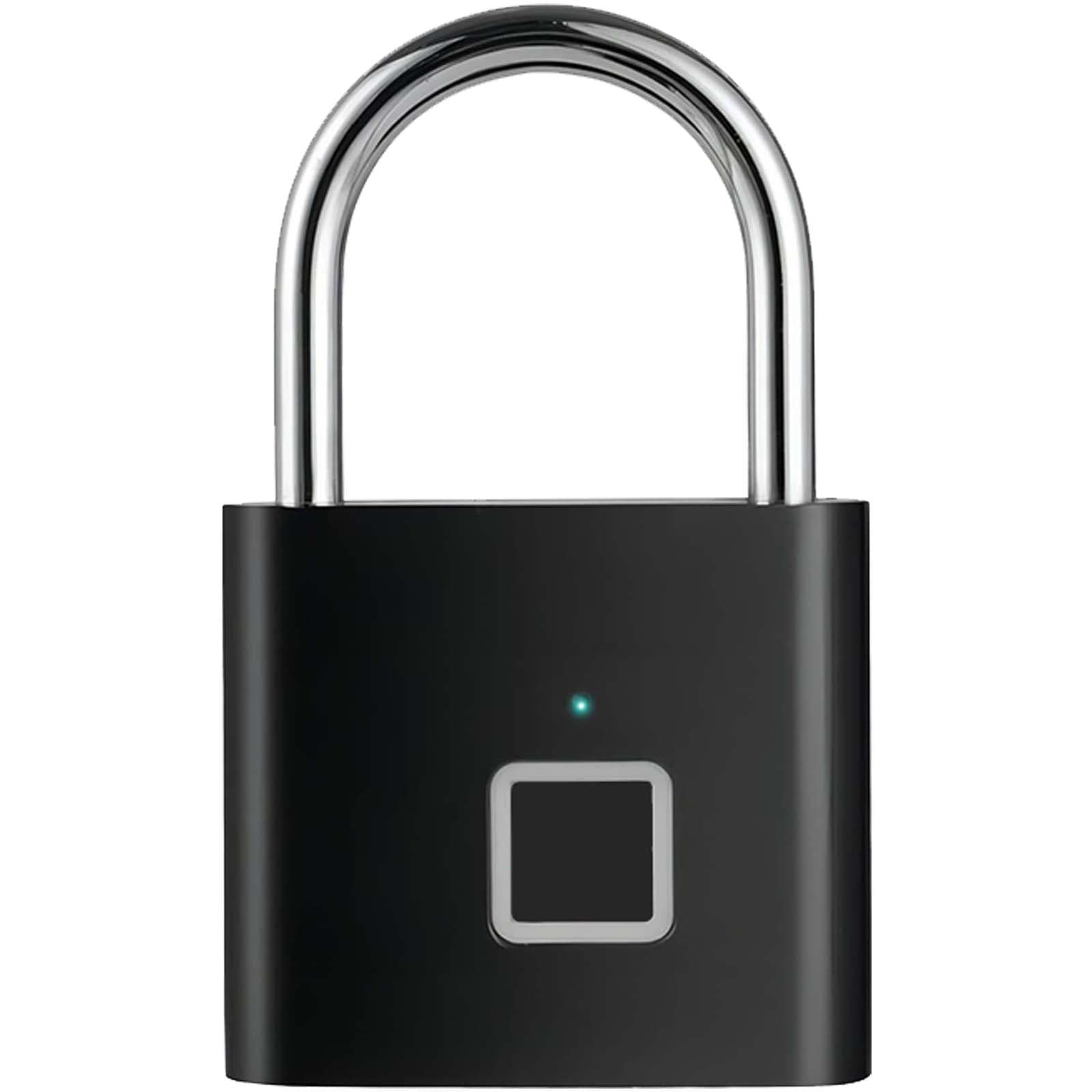 SCX.design T11 smart fingeravtrykk hengelås, Solid svart