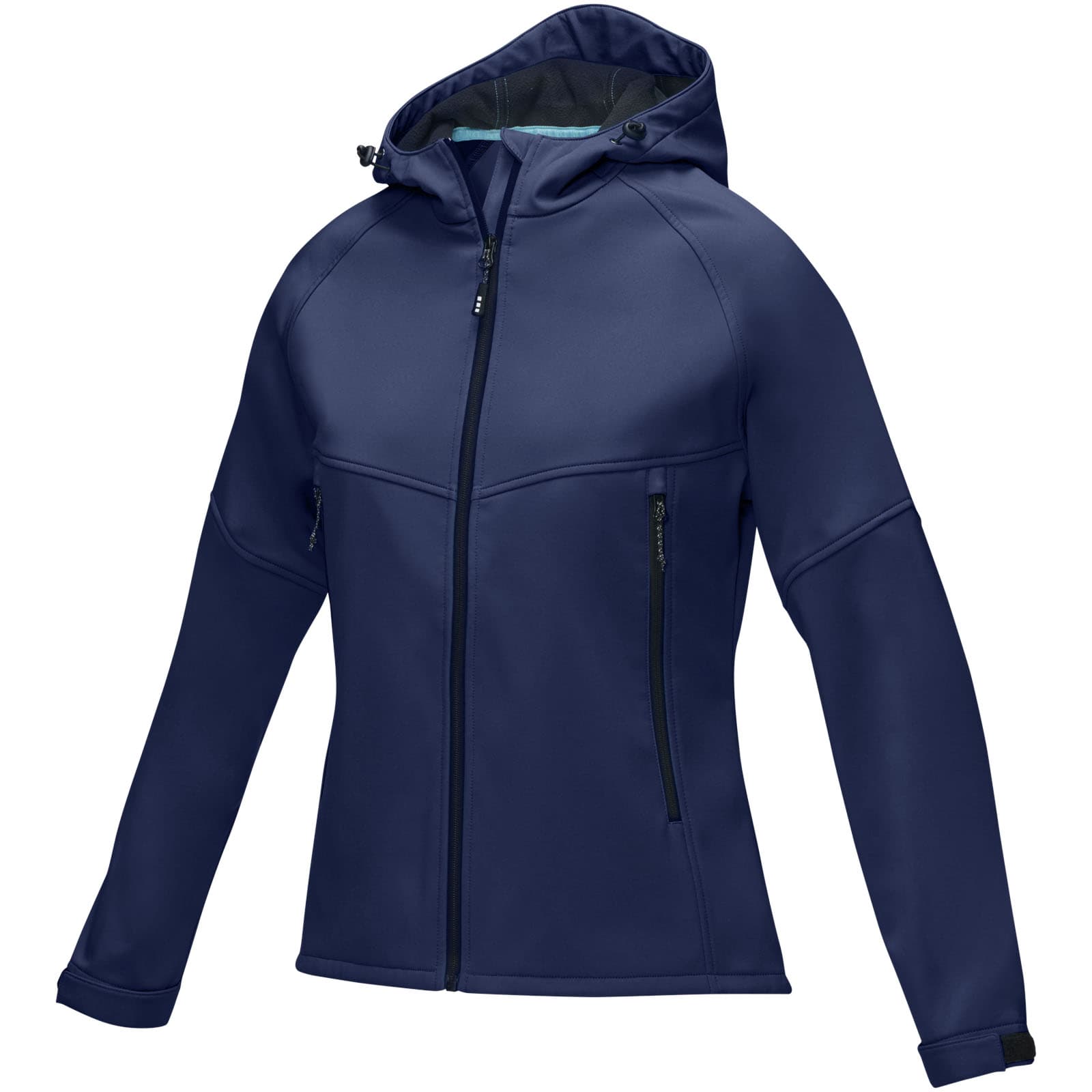 Coltan resirkulert GRS softshell jakke dame, Marineblå