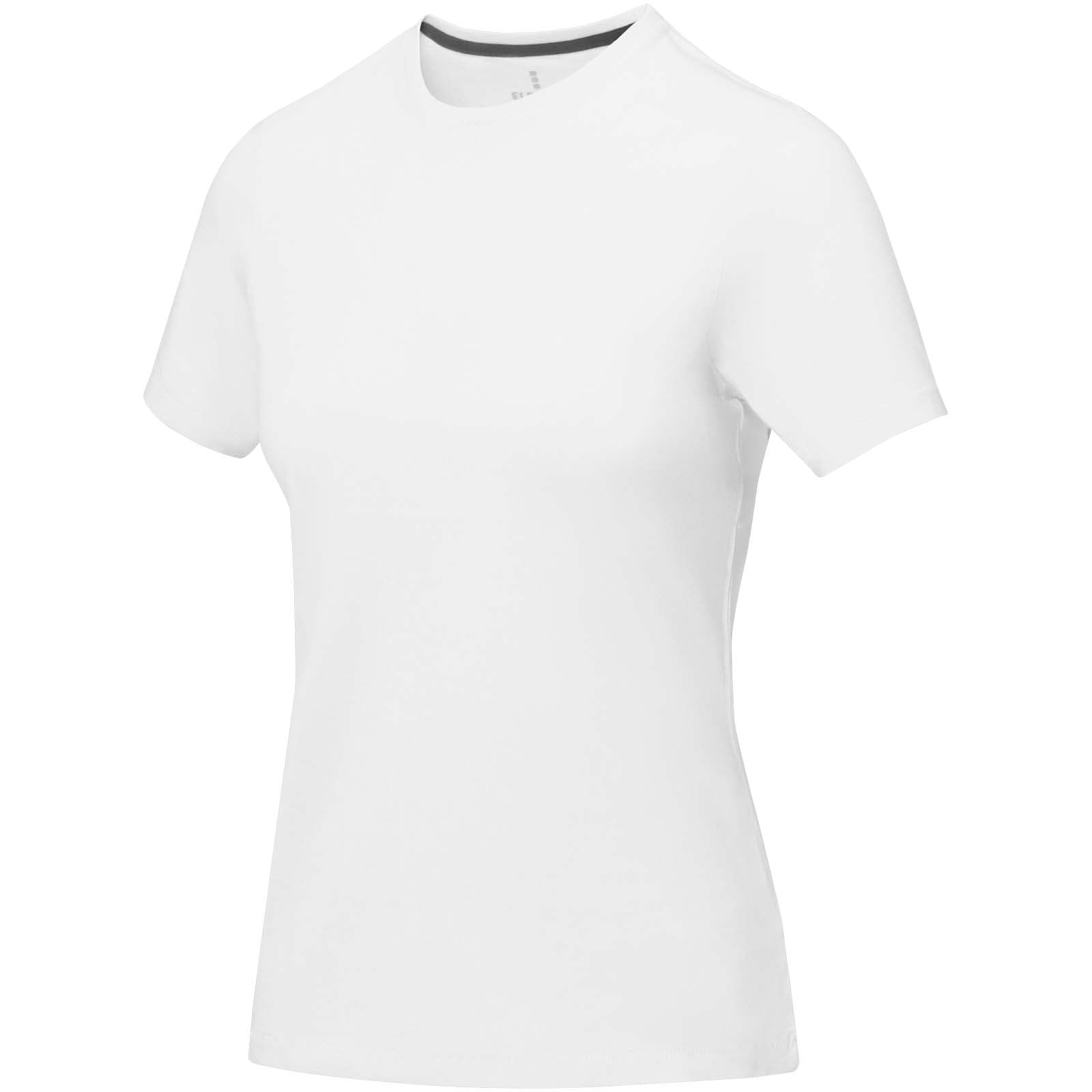 Nanaimo kortermet t-skjorte for kvinner, Hvit