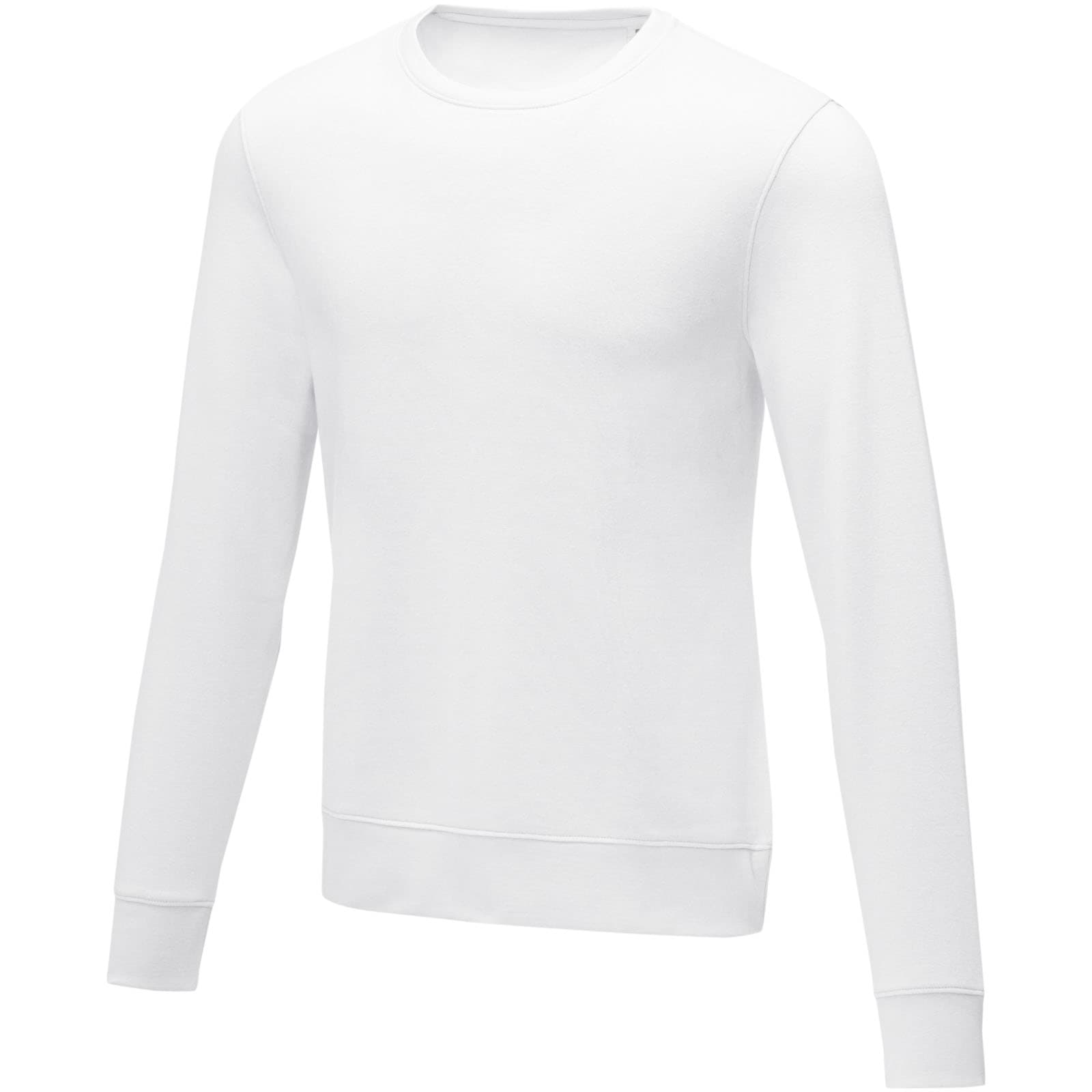 Charon 240 g/m² collegegenser til herre, Hvit