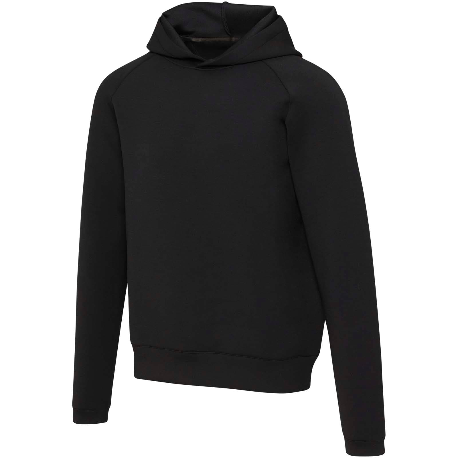 Danali 350 g/m² unisex interlock trenings hettegenser, Solid svart