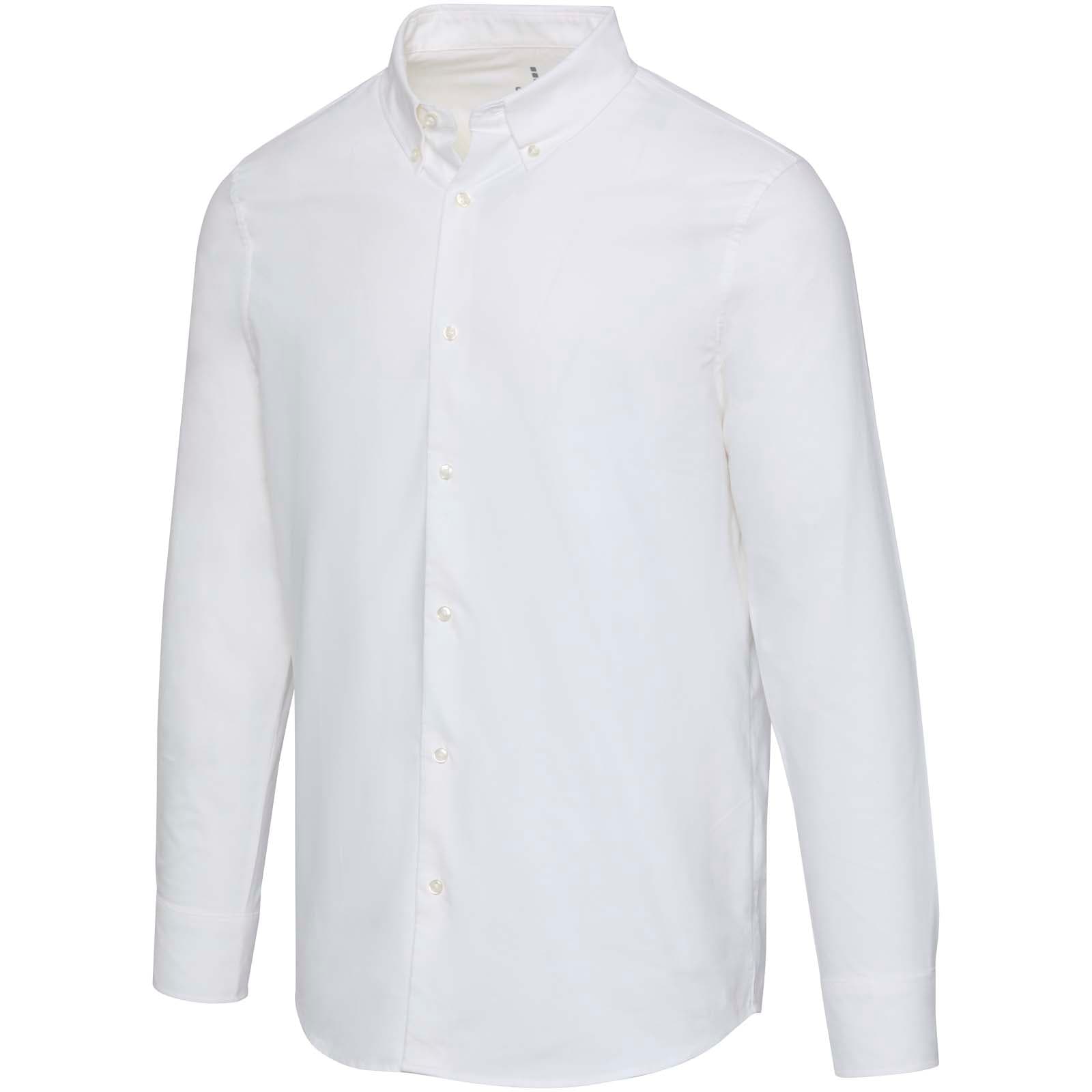 Sphene 165 g/m² oxford skjorte for herre, Hvit