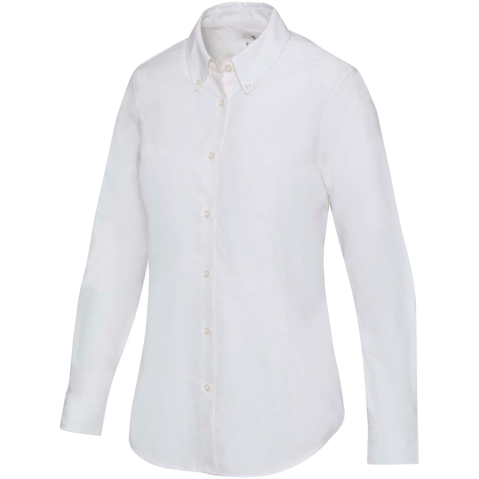 Sphene 165 g/m² oxford skjorte for dame, Hvit
