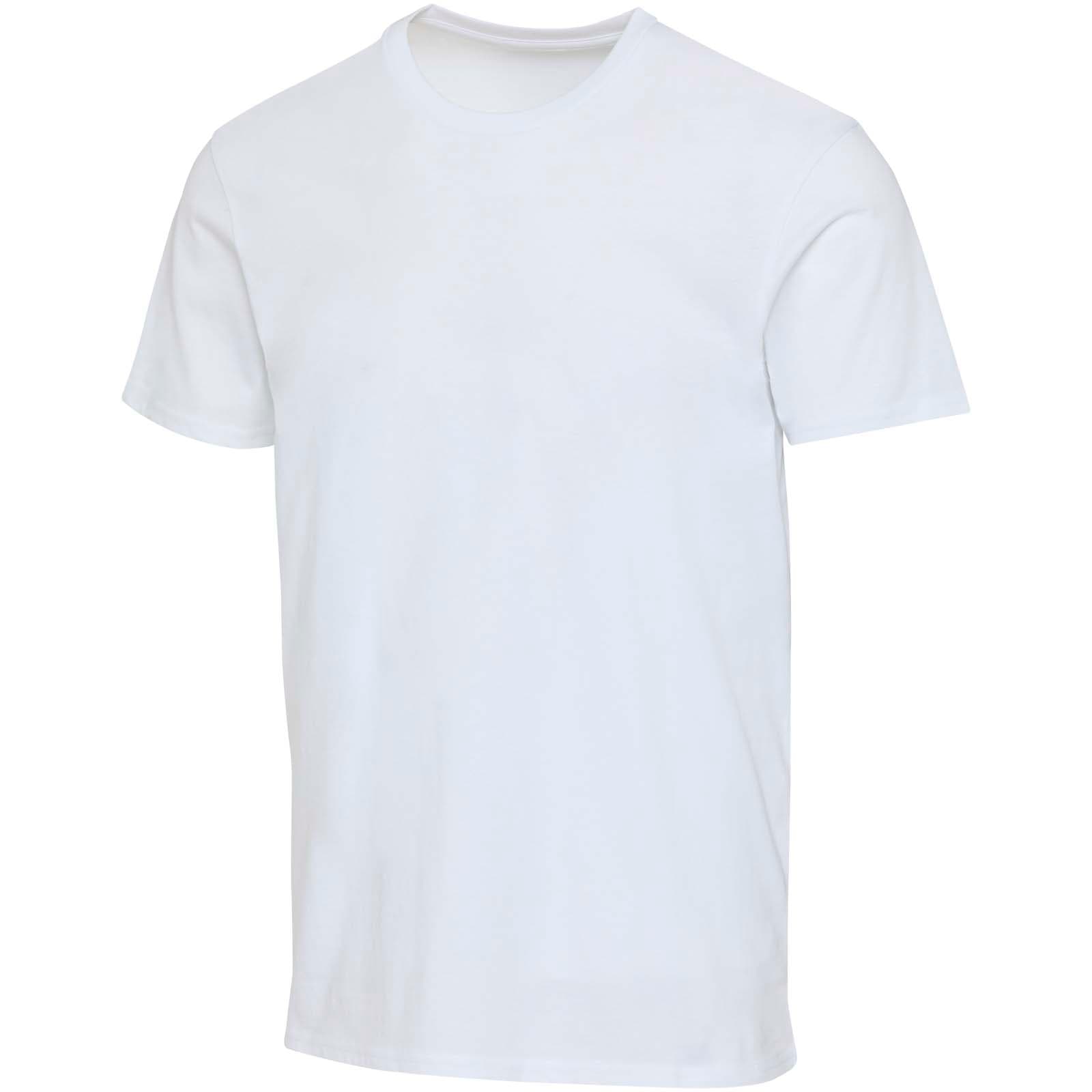 Azurite 160 g/m² kortermet OCS organisk unisex t-skjorte, Hvit