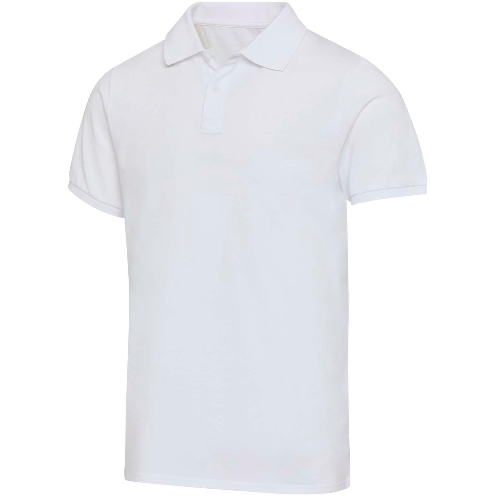 Beryl 220 g/m² kortermet OCS organisk resirkulert unisex polo, Hvit