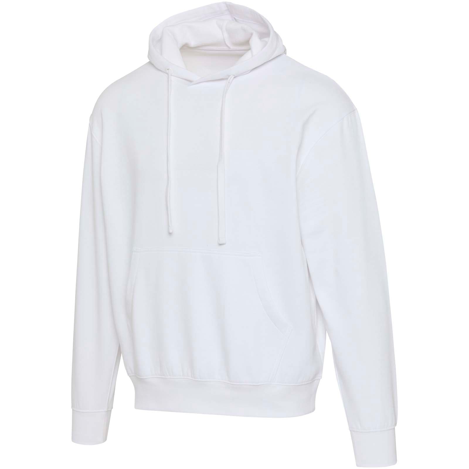 Boris 280 g/m2 OCS organisk oversized unisex hettegenser, Hvit