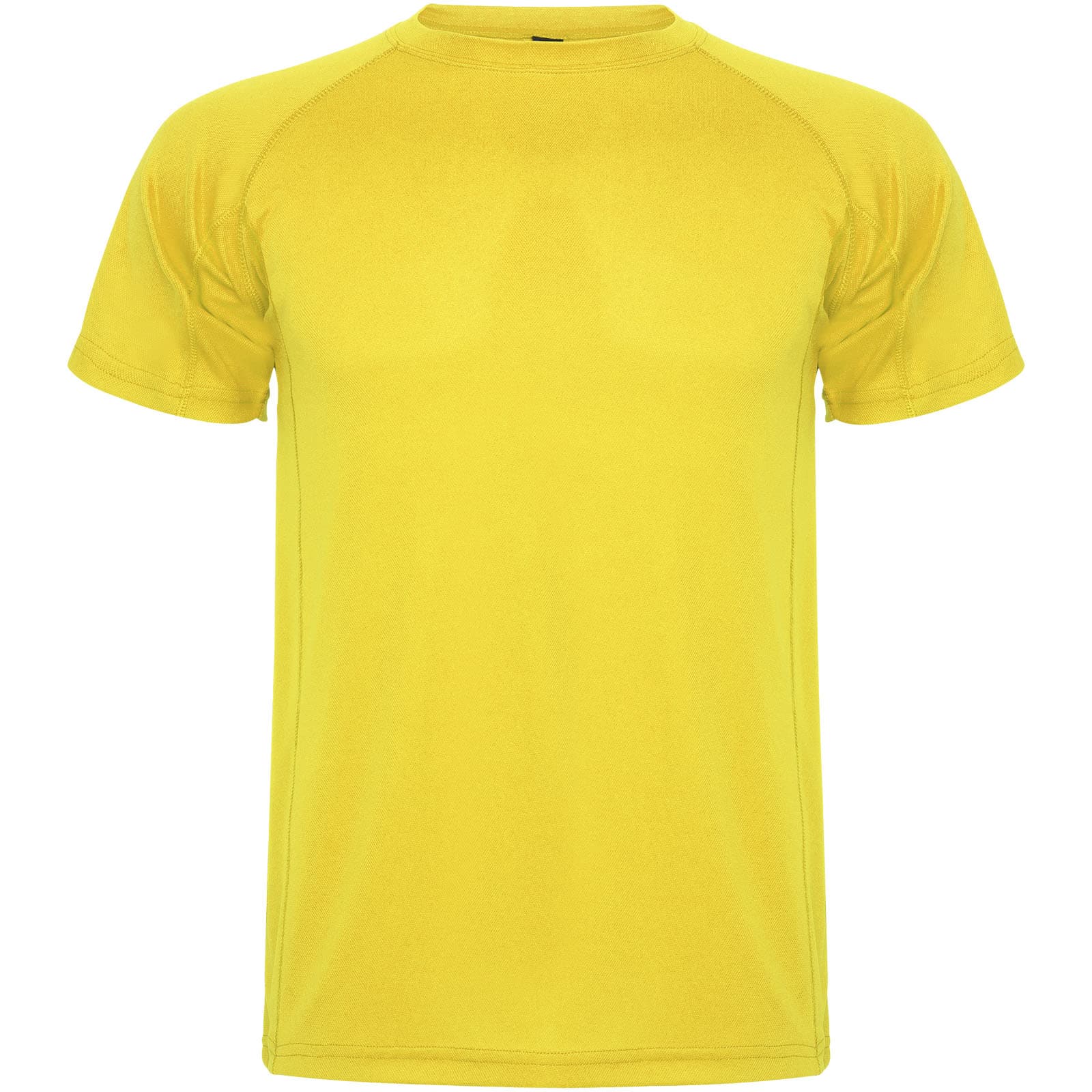 Montecarlo 150 g/m² kortermet sports-t-skjorte for barn, Gul