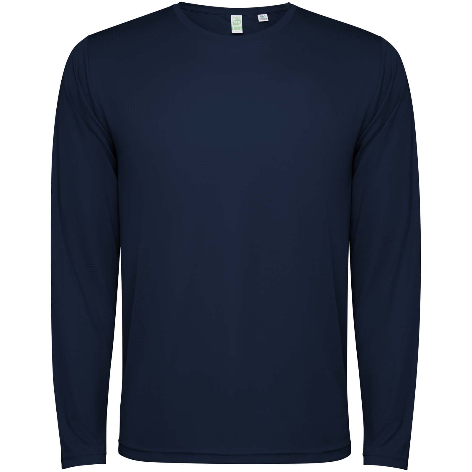 Estoril 125 g/m² langermet t-skjorte for barn, Marineblå