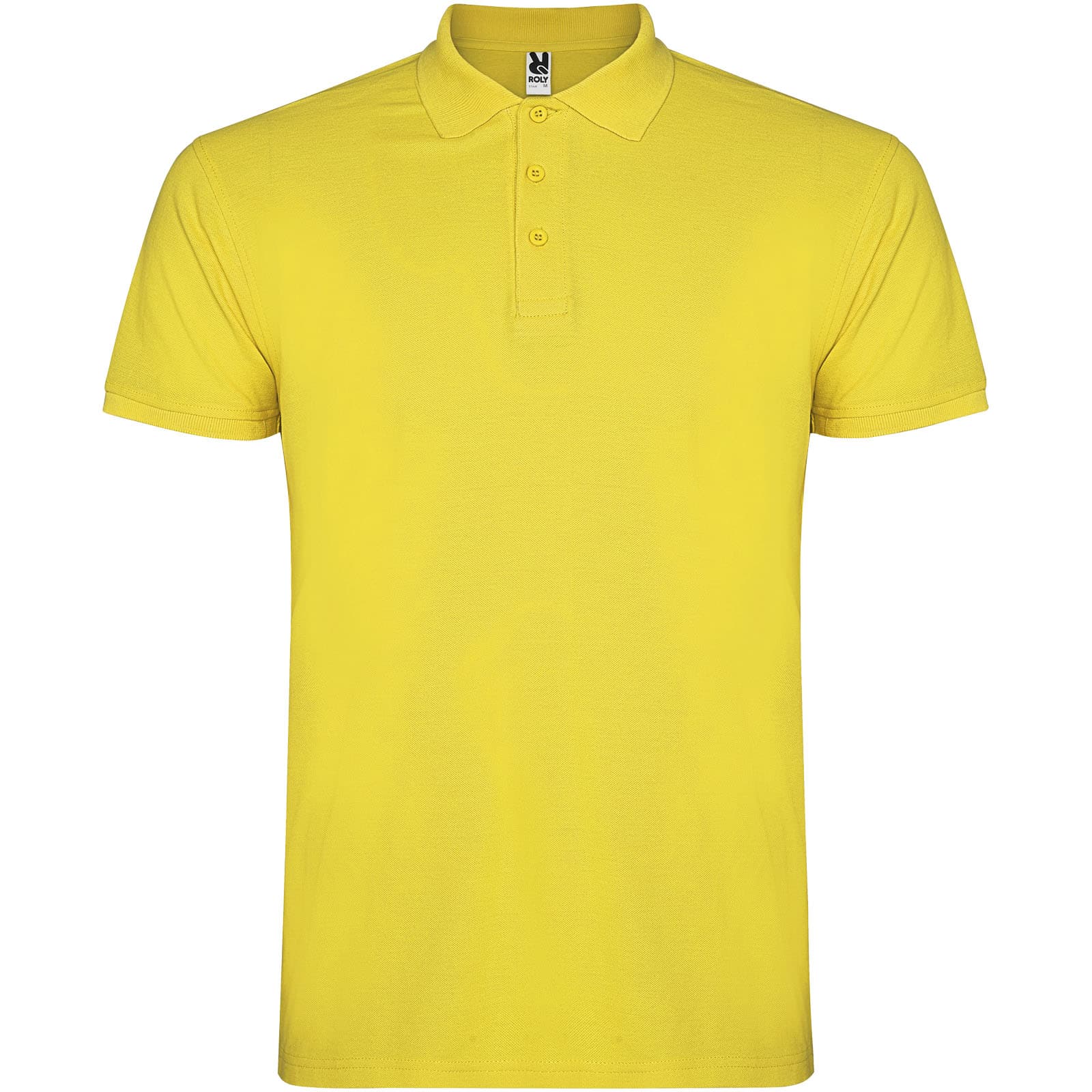 Star 200 g/m² kortermet polo for barn, Gul