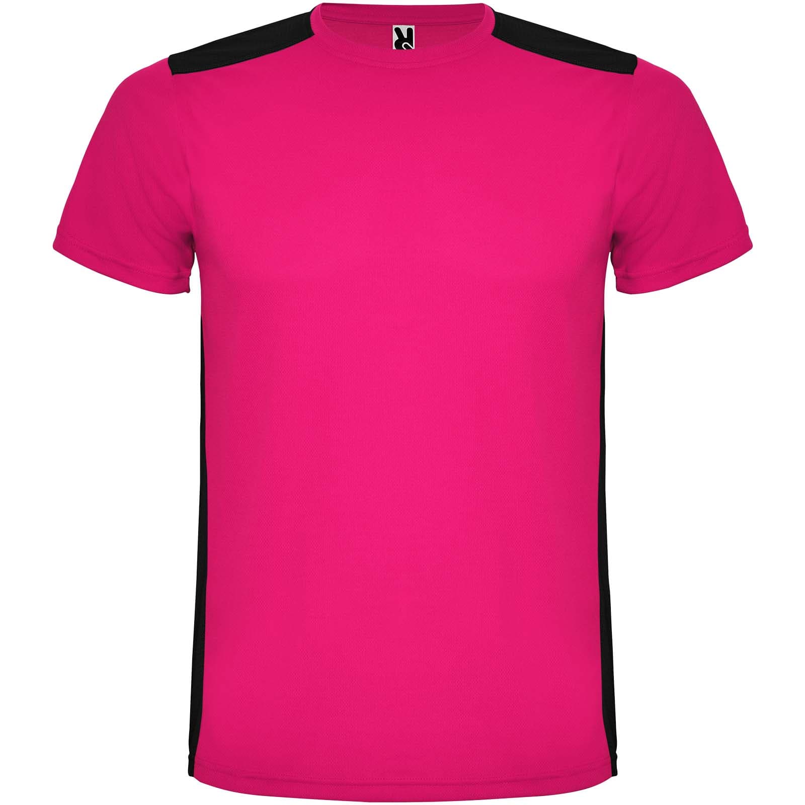 Detroit 130 g/m² teknisk t-skjorte for barn, Fuksia