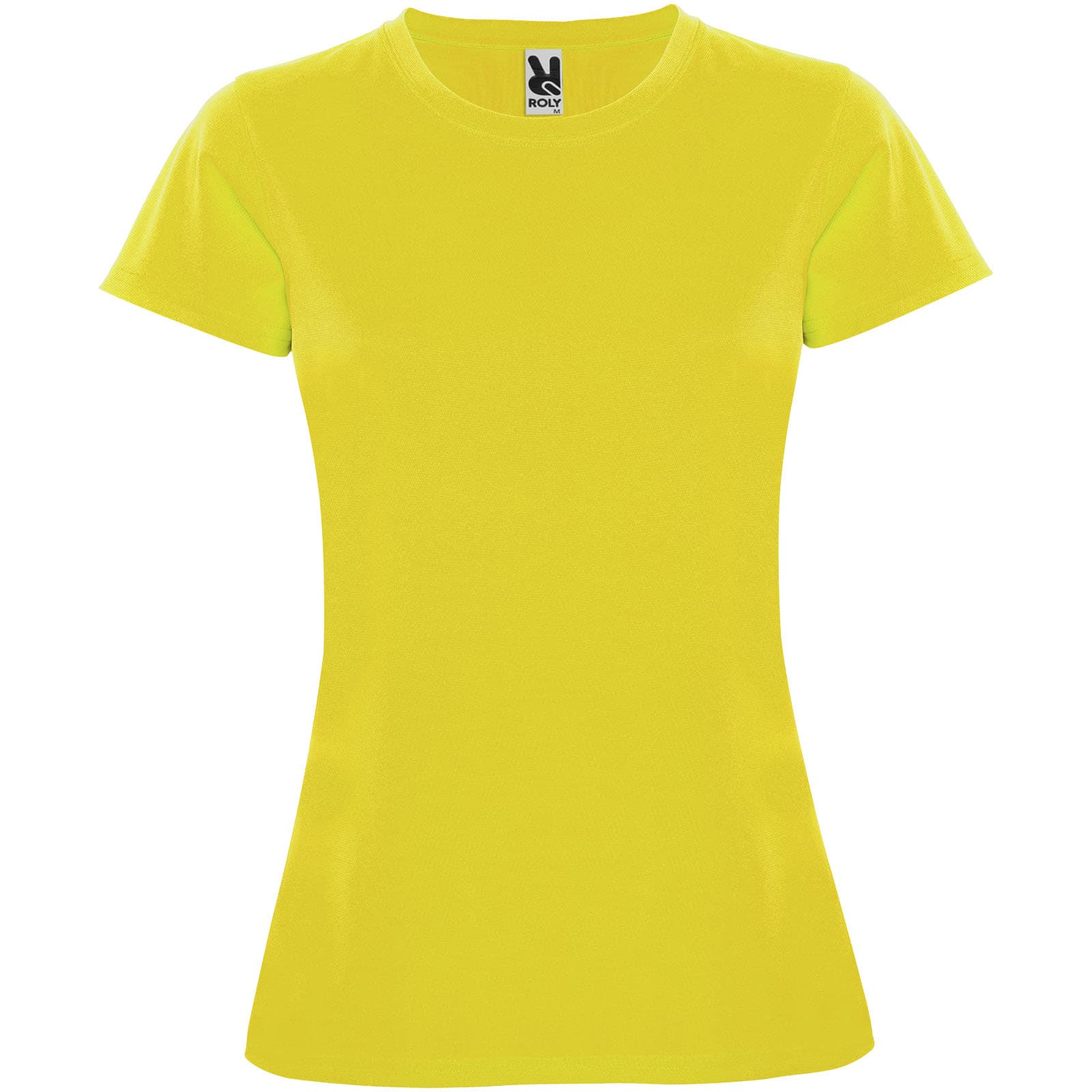 Montecarlo 150 g/m² kortermet teknisk t-skjorte for dame, Gul