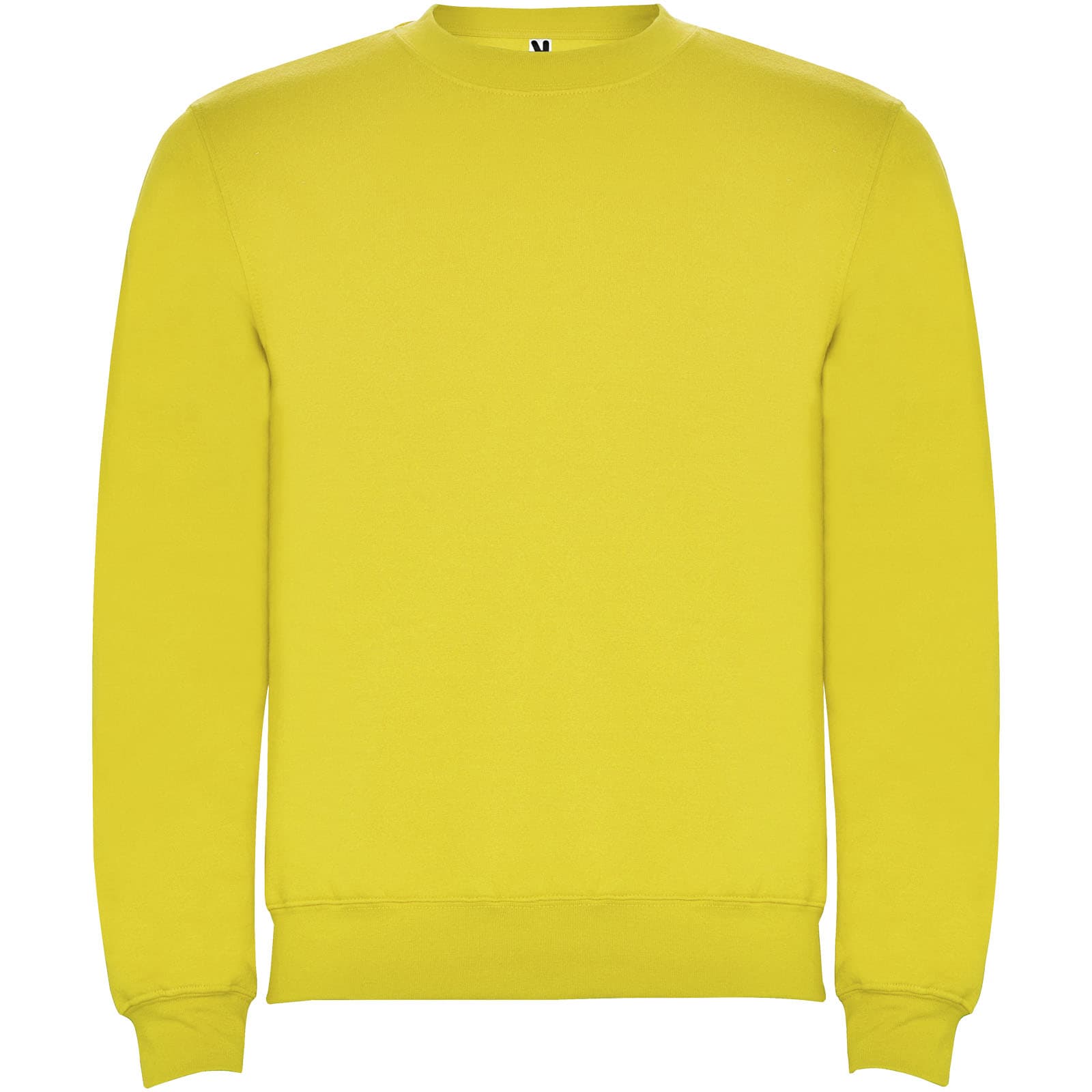 Clasica 280 g/m² unisex collegegenser rund hals, Gul