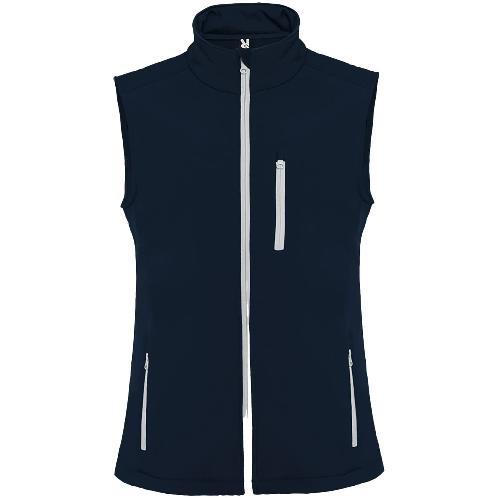 Nevada unisex softshell vest, Marineblå