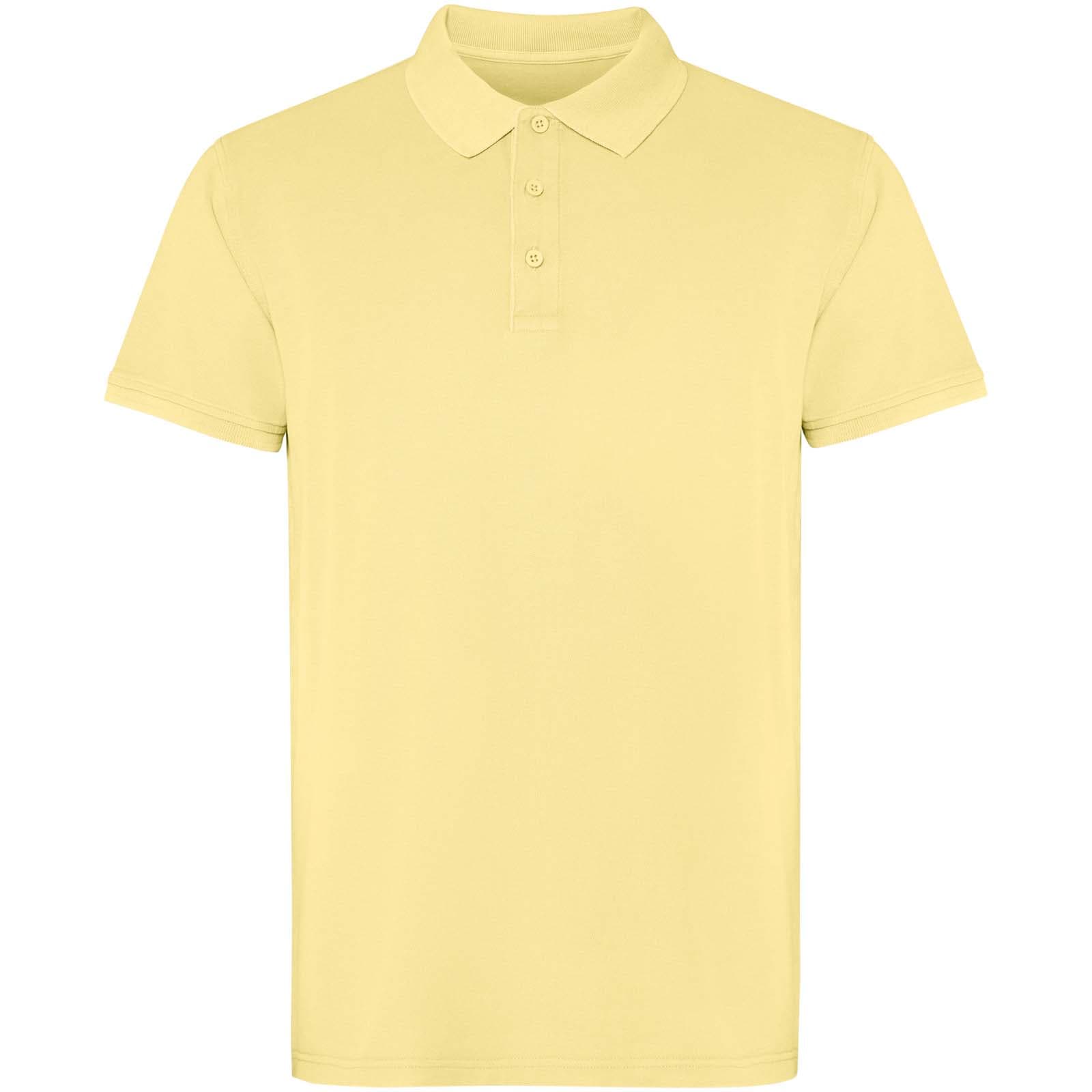 Cobain 200 g/m² Unisex poloskjorte med korte ermer, Gul