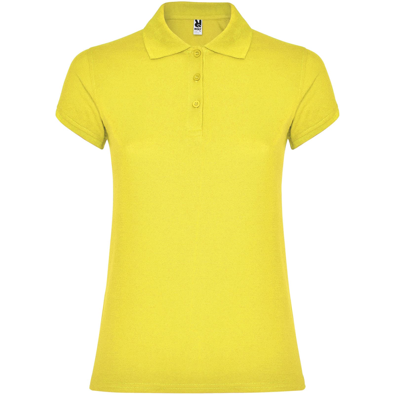 Star 200 g/m² kortermet polo for dame, Gul